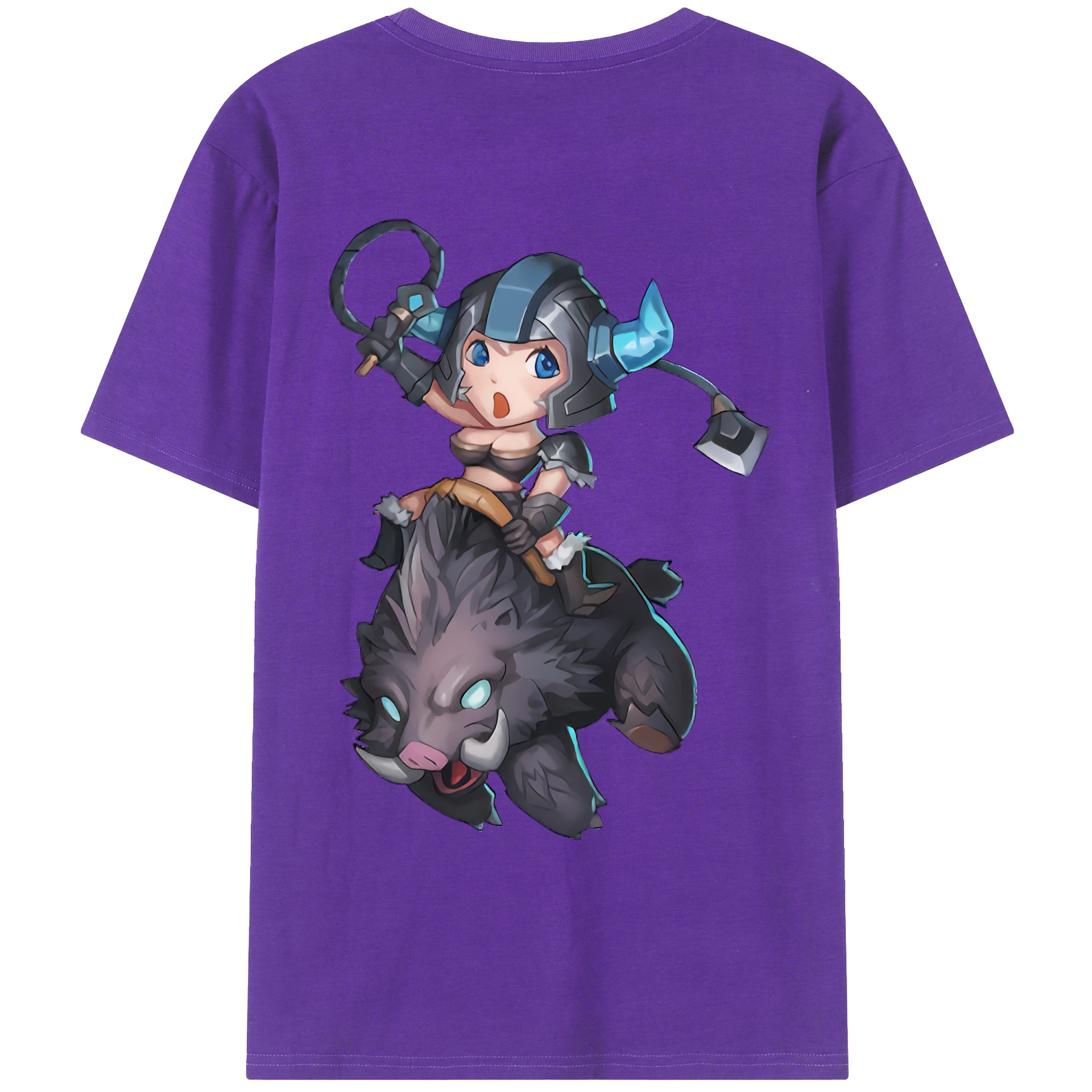 （画像用） リーグ・オブ・レジェンド League of Legends LOL 綿100％ メンズ半袖Tシャツ（バックプリント） 通気性