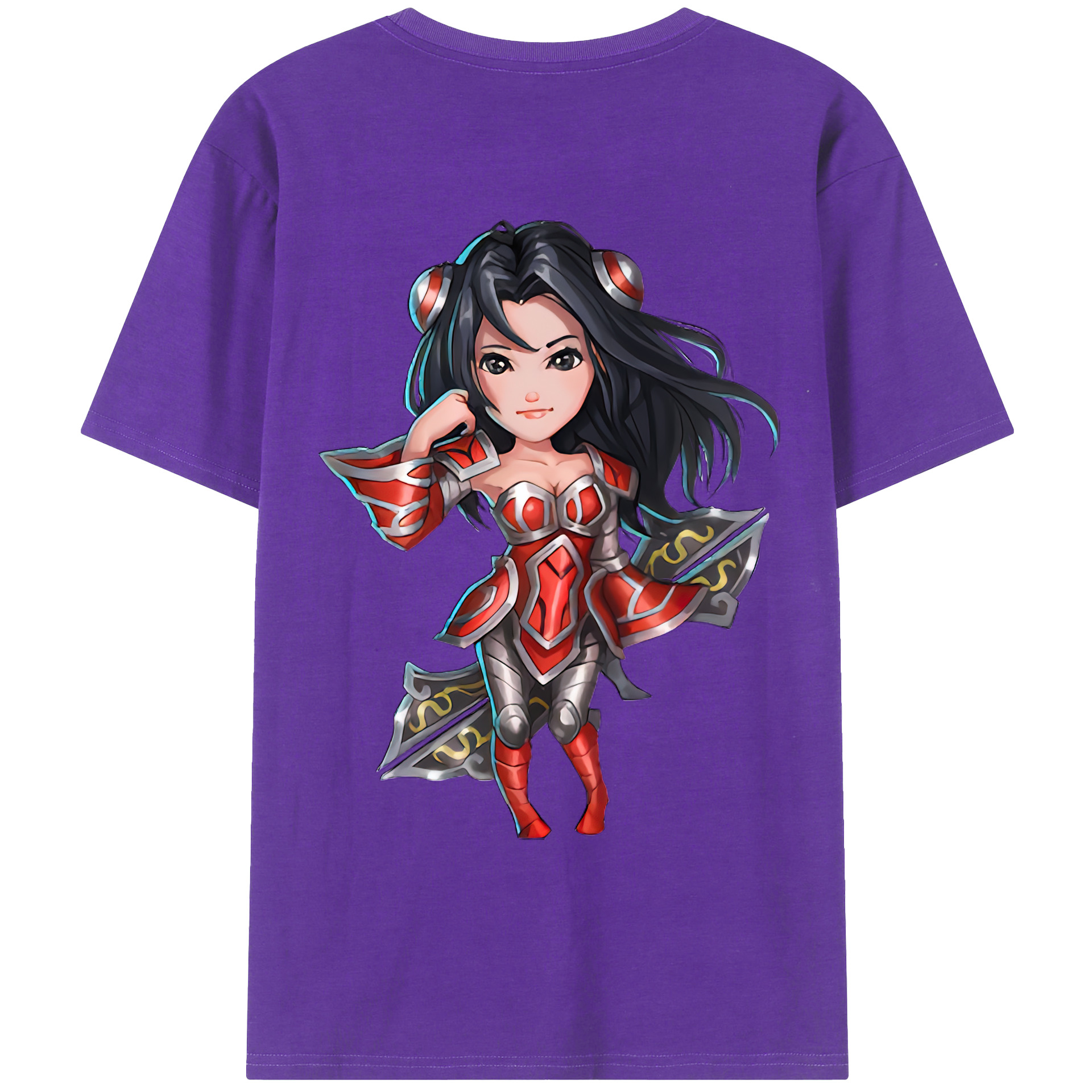 （画像用） リーグ・オブ・レジェンド League of Legends LOL 綿100％ メンズ半袖Tシャツ（バックプリント） 通気性