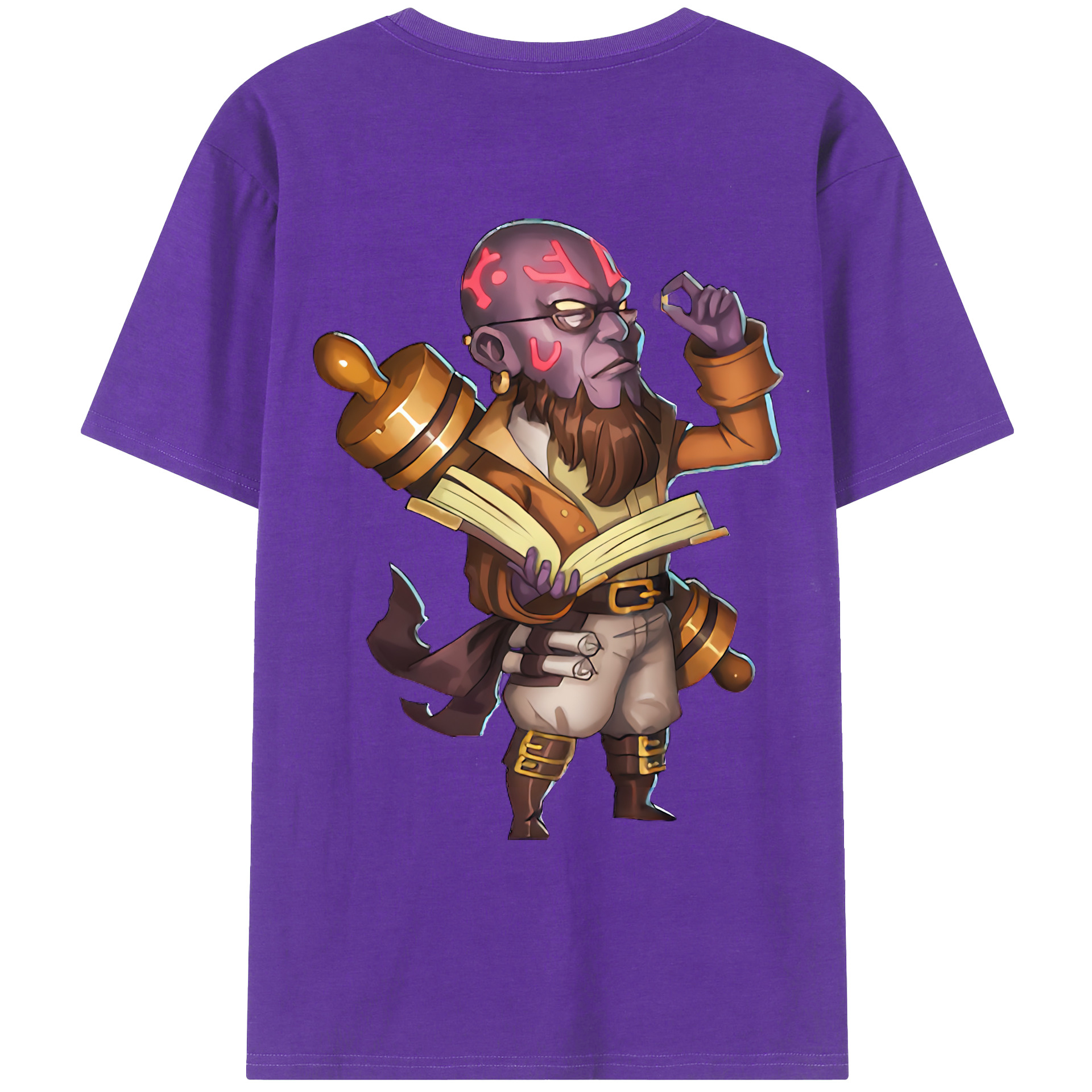 （画像用） リーグ・オブ・レジェンド League of Legends LOL 綿100％ メンズ半袖Tシャツ（バックプリント） 通気性