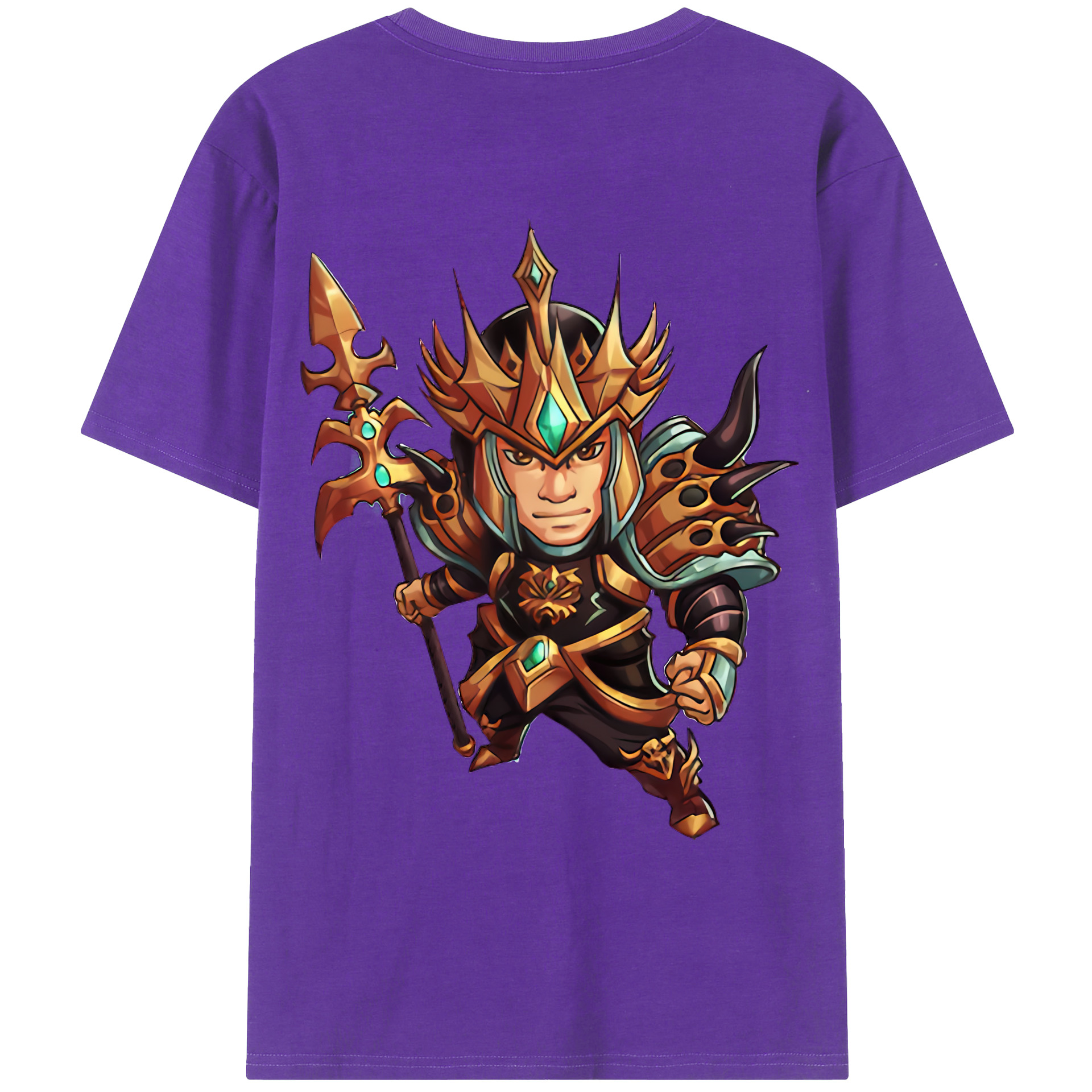 （画像用） リーグ・オブ・レジェンド League of Legends LOL 綿100％ メンズ半袖Tシャツ（バックプリント） 通気性