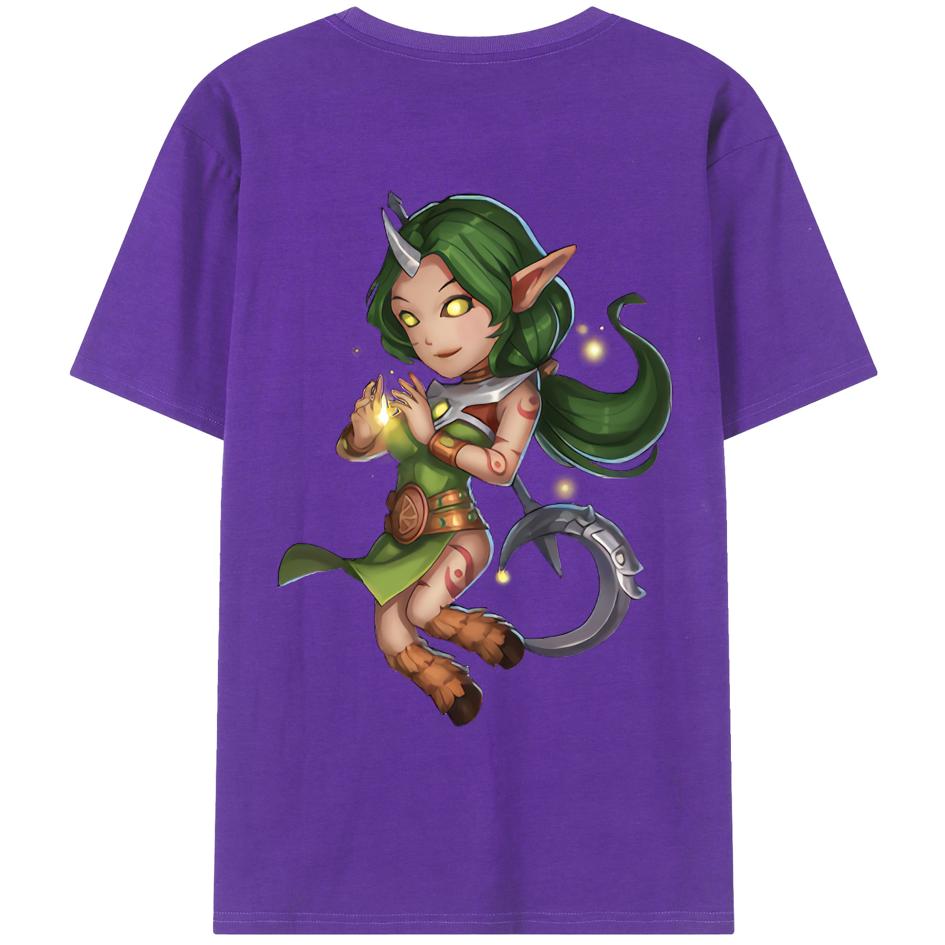 （画像用） リーグ・オブ・レジェンド League of Legends LOL 綿100％ メンズ半袖Tシャツ（バックプリント） 通気性