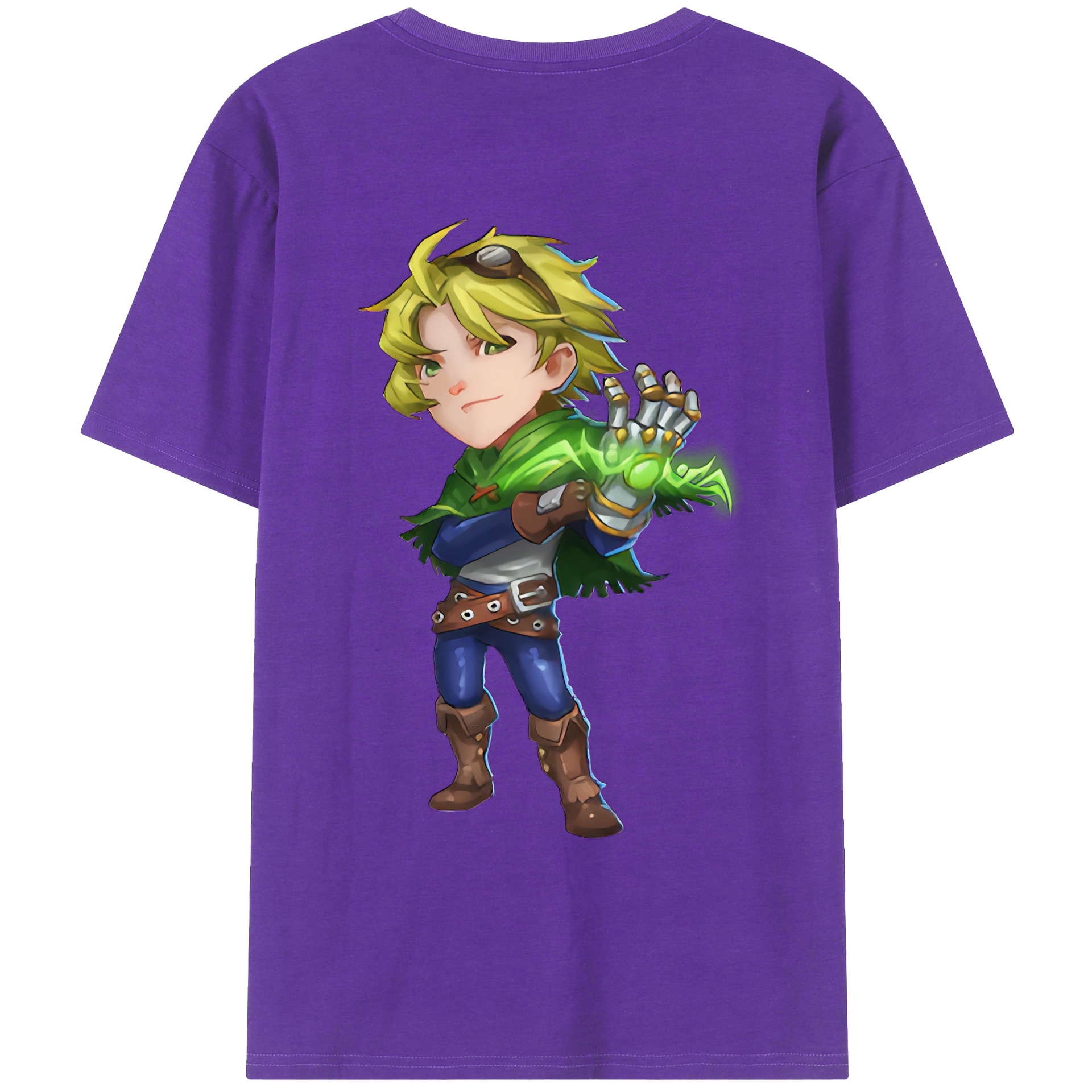 （画像用） リーグ・オブ・レジェンド League of Legends LOL 綿100％ メンズ半袖Tシャツ（バックプリント） 通気性