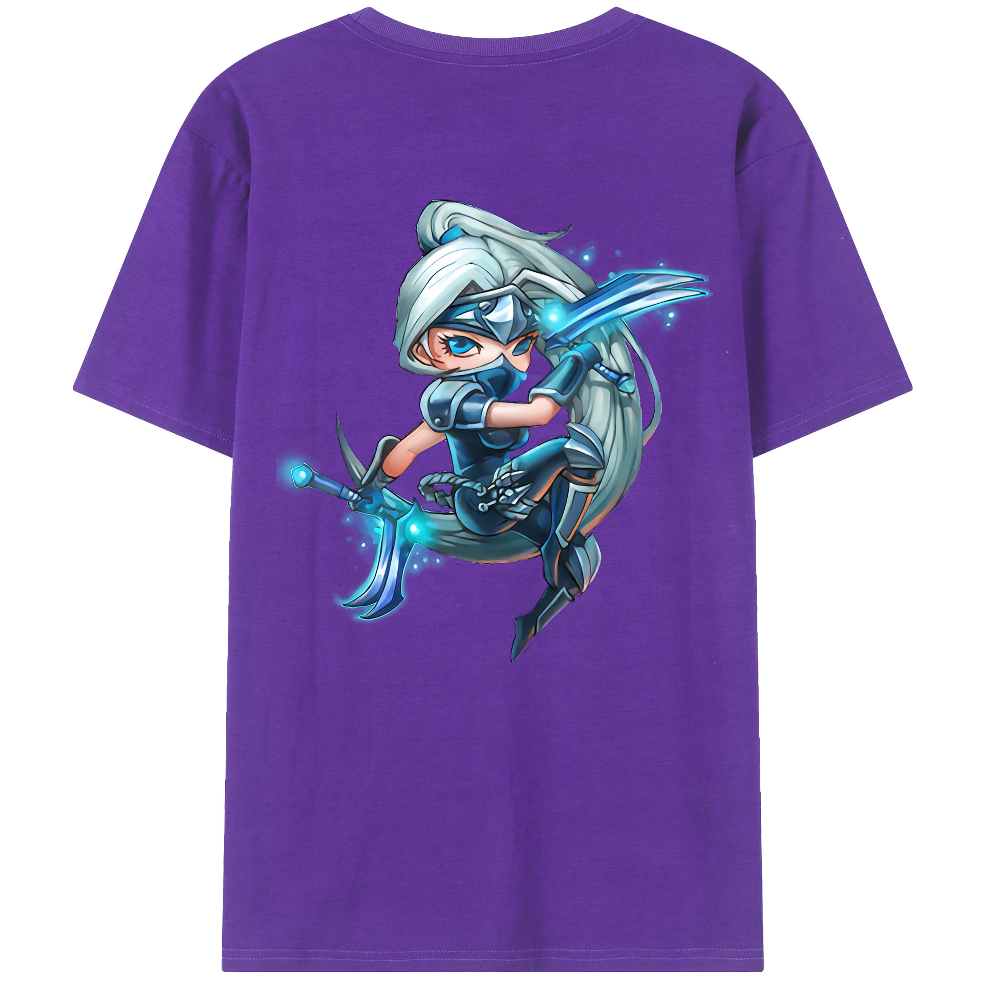 （画像用） リーグ・オブ・レジェンド League of Legends LOL 綿100％ メンズ半袖Tシャツ（バックプリント） 通気性