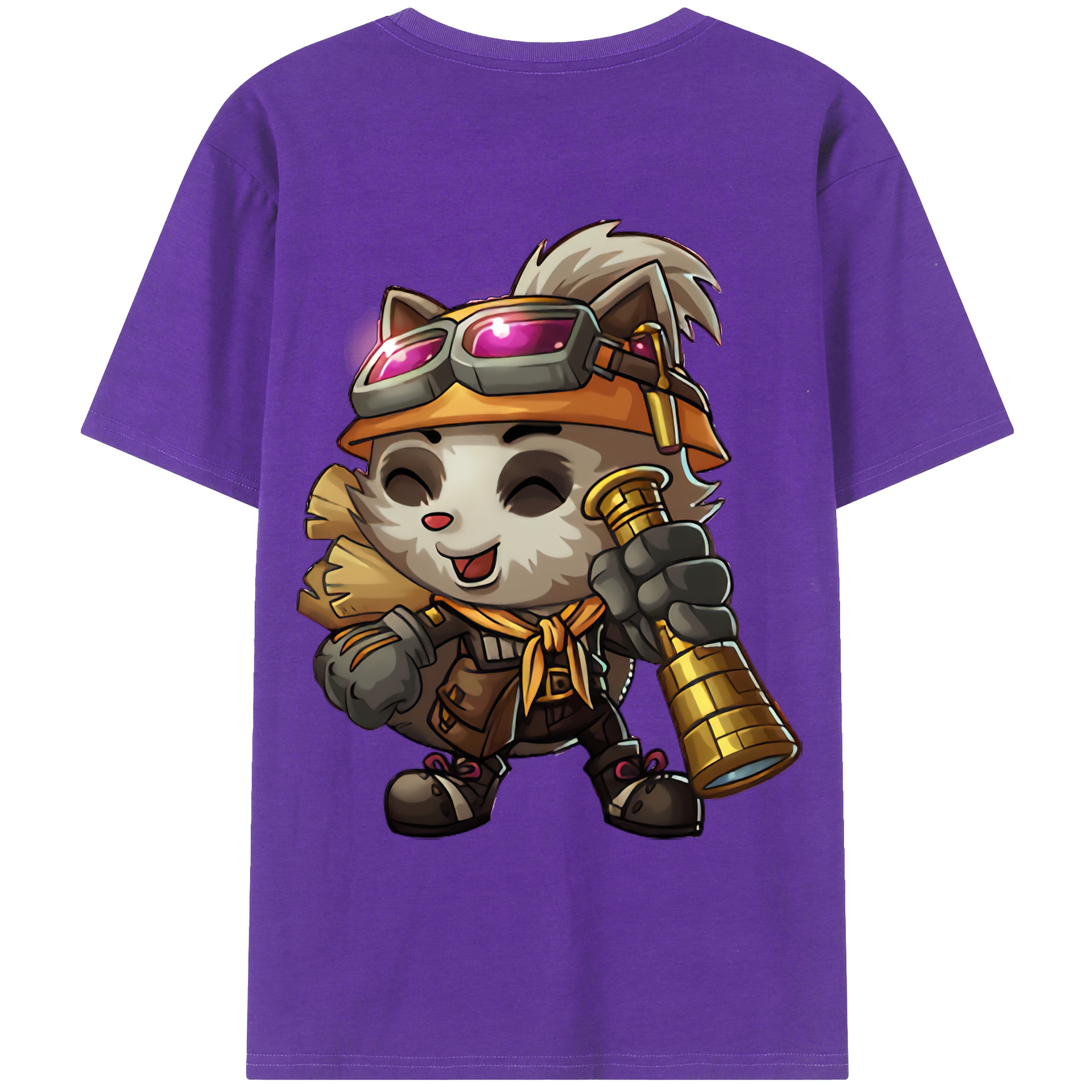 （画像用） リーグ・オブ・レジェンド League of Legends LOL 綿100％ メンズ半袖Tシャツ（バックプリント） 通気性