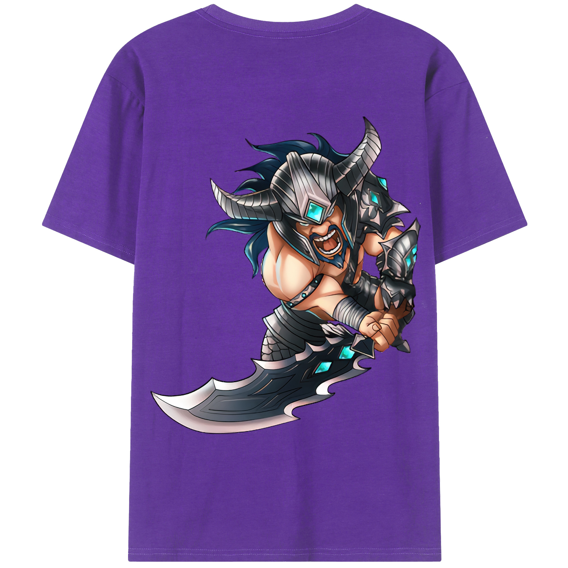 （画像用） リーグ・オブ・レジェンド League of Legends LOL 綿100％ メンズ半袖Tシャツ（バックプリント） 通気性