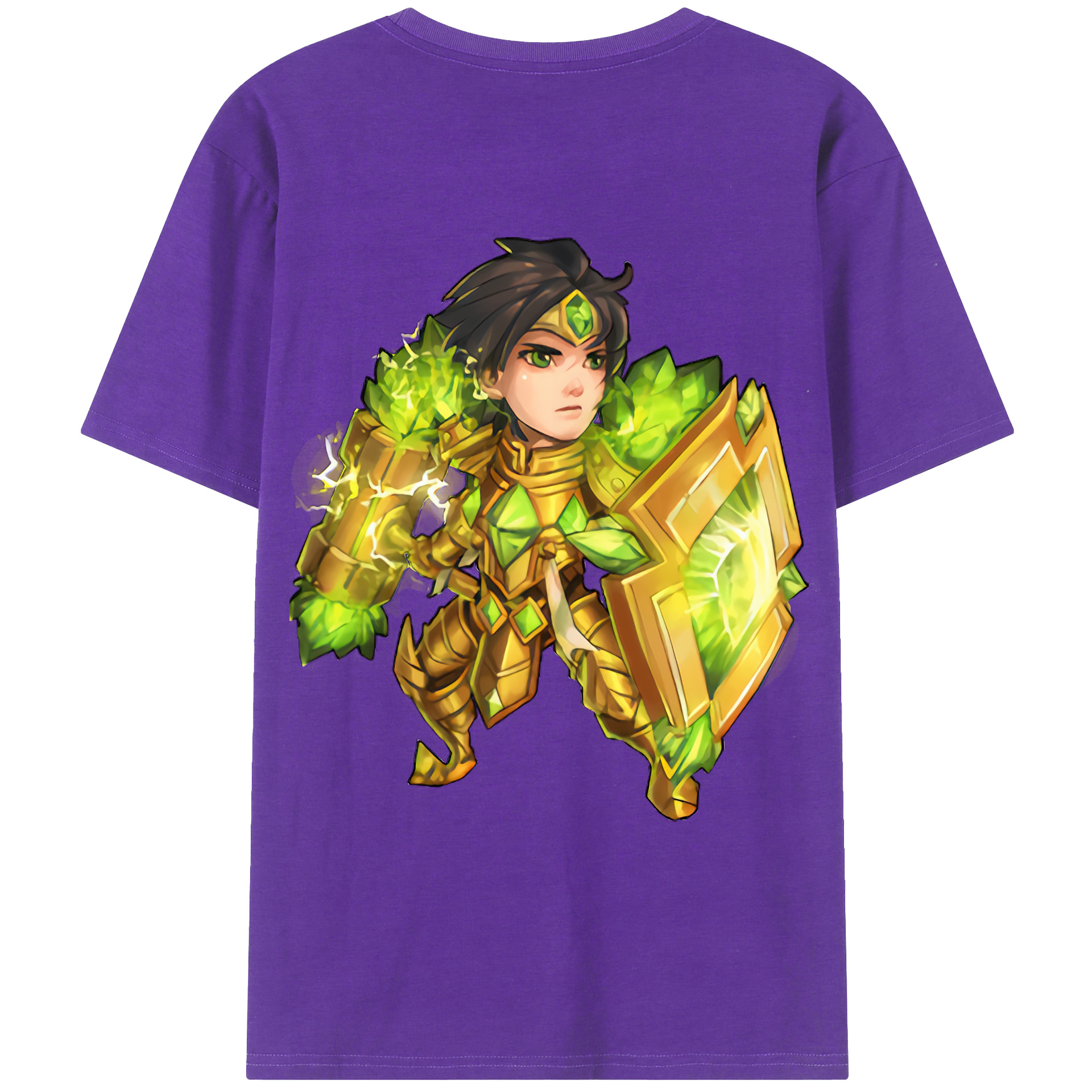 （画像用） リーグ・オブ・レジェンド League of Legends LOL 綿100％ メンズ半袖Tシャツ（バックプリント） 通気性