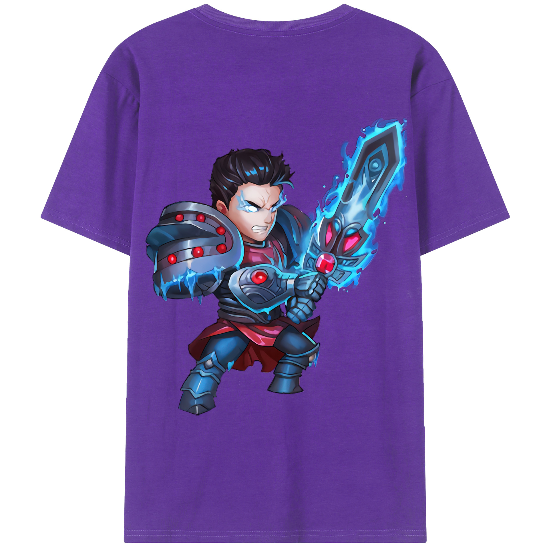（画像用） リーグ・オブ・レジェンド League of Legends LOL 綿100％ メンズ半袖Tシャツ（バックプリント） 通気性