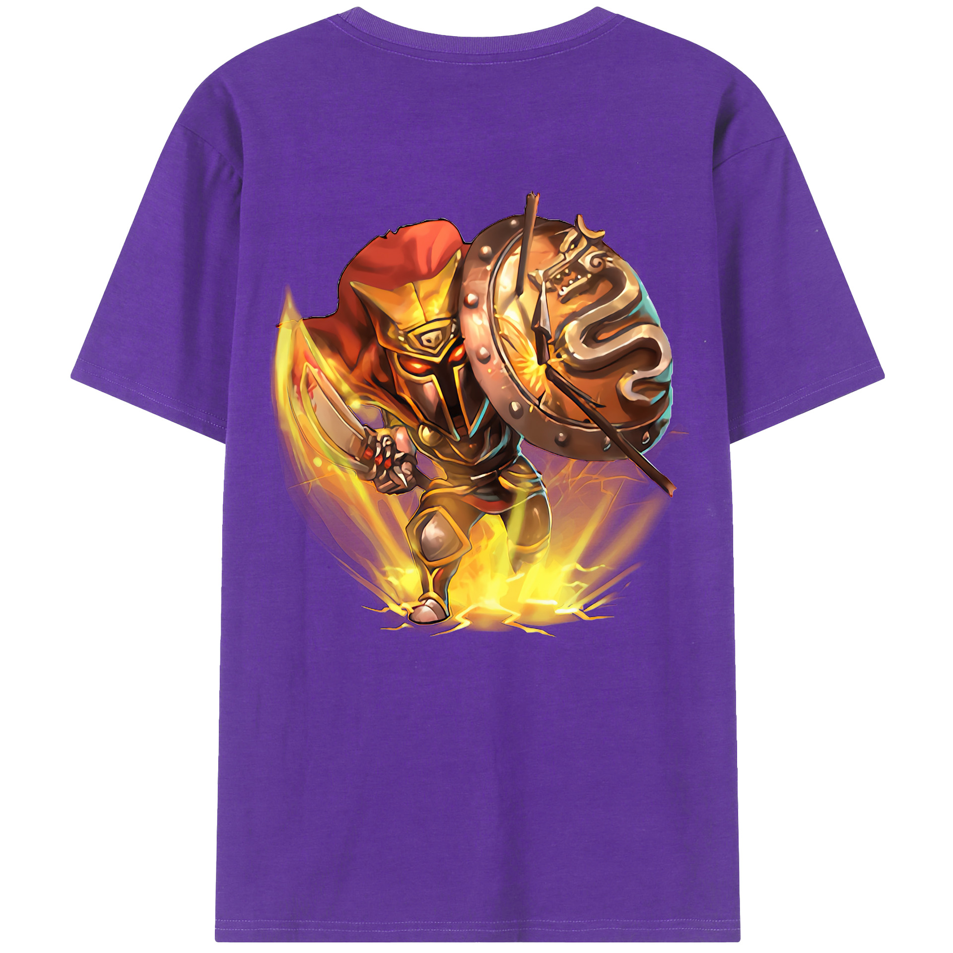 （画像用） リーグ・オブ・レジェンド League of Legends LOL 綿100％ メンズ半袖Tシャツ（バックプリント） 通気性