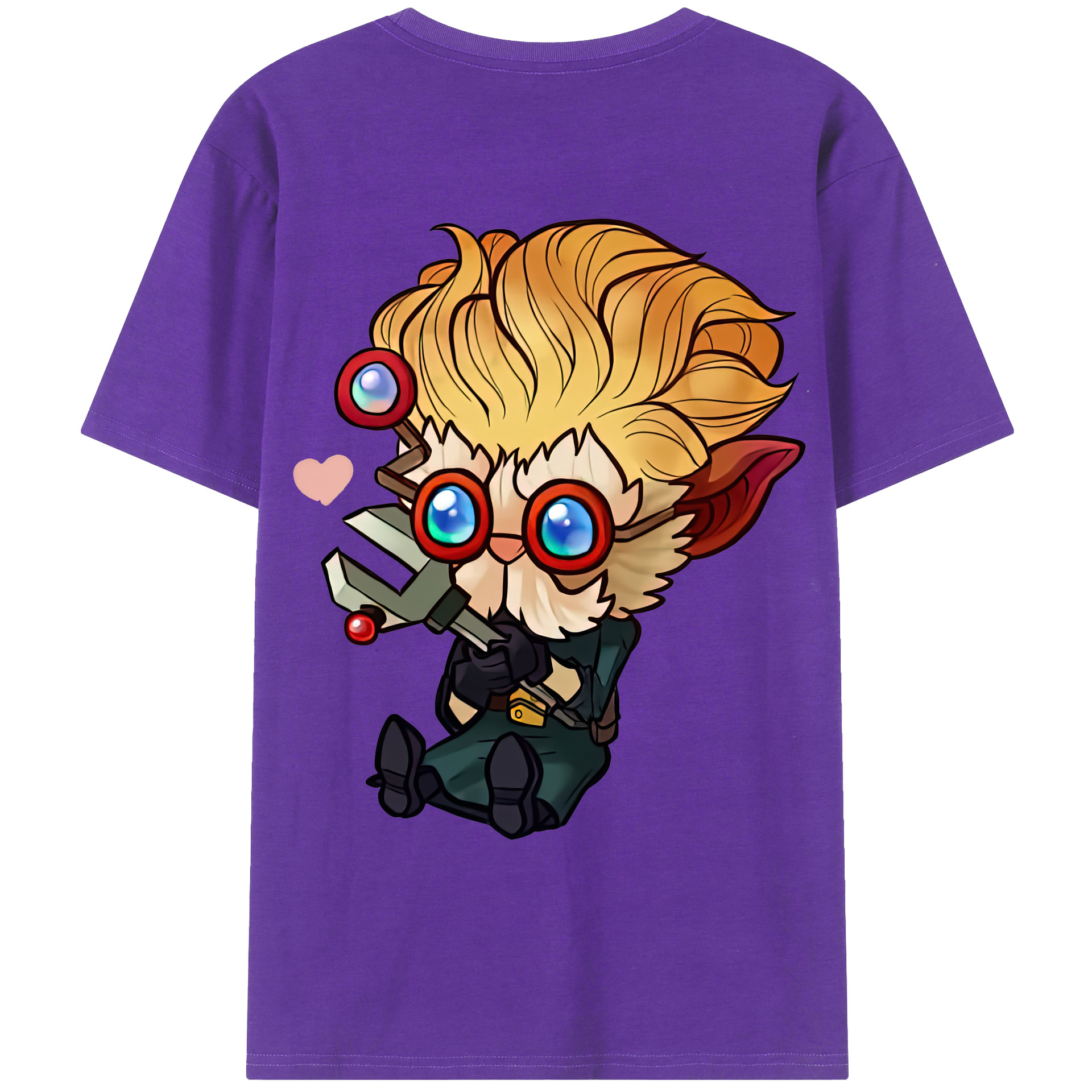 （画像用） リーグ・オブ・レジェンド League of Legends LOL 綿100％ メンズ半袖Tシャツ（バックプリント） 通気性