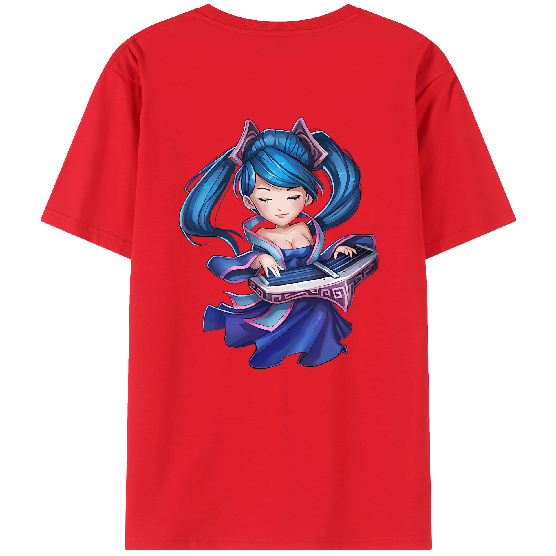 （画像用） リーグ・オブ・レジェンド League of Legends LOL 綿100％ メンズ半袖Tシャツ（バックプリント） 通気性