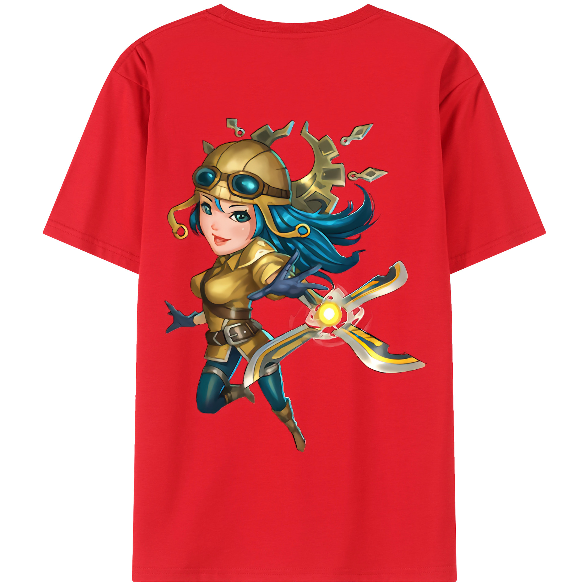 （画像用） リーグ・オブ・レジェンド League of Legends LOL 綿100％ メンズ半袖Tシャツ（バックプリント） 通気性