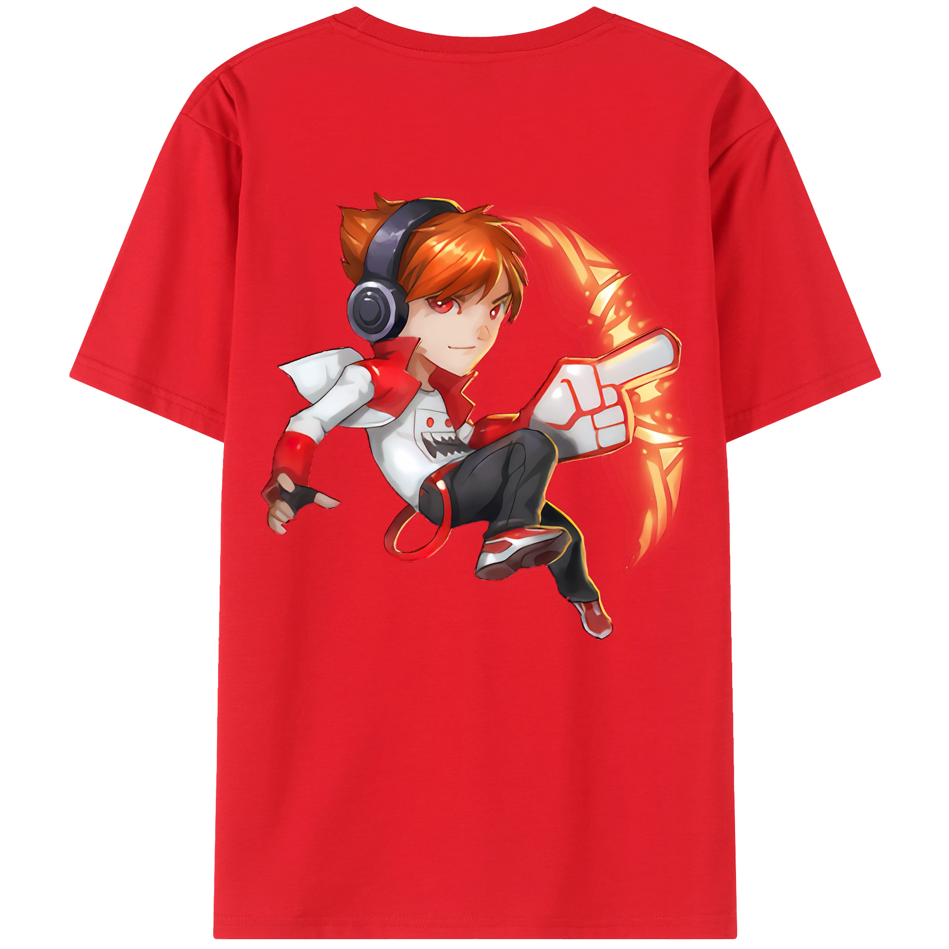 （画像用） リーグ・オブ・レジェンド League of Legends LOL 綿100％ メンズ半袖Tシャツ（バックプリント） 通気性