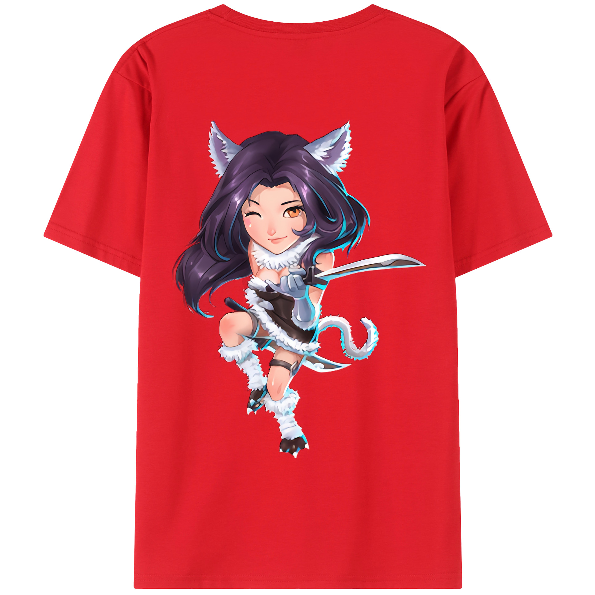 （画像用） リーグ・オブ・レジェンド League of Legends LOL 綿100％ メンズ半袖Tシャツ（バックプリント） 通気性