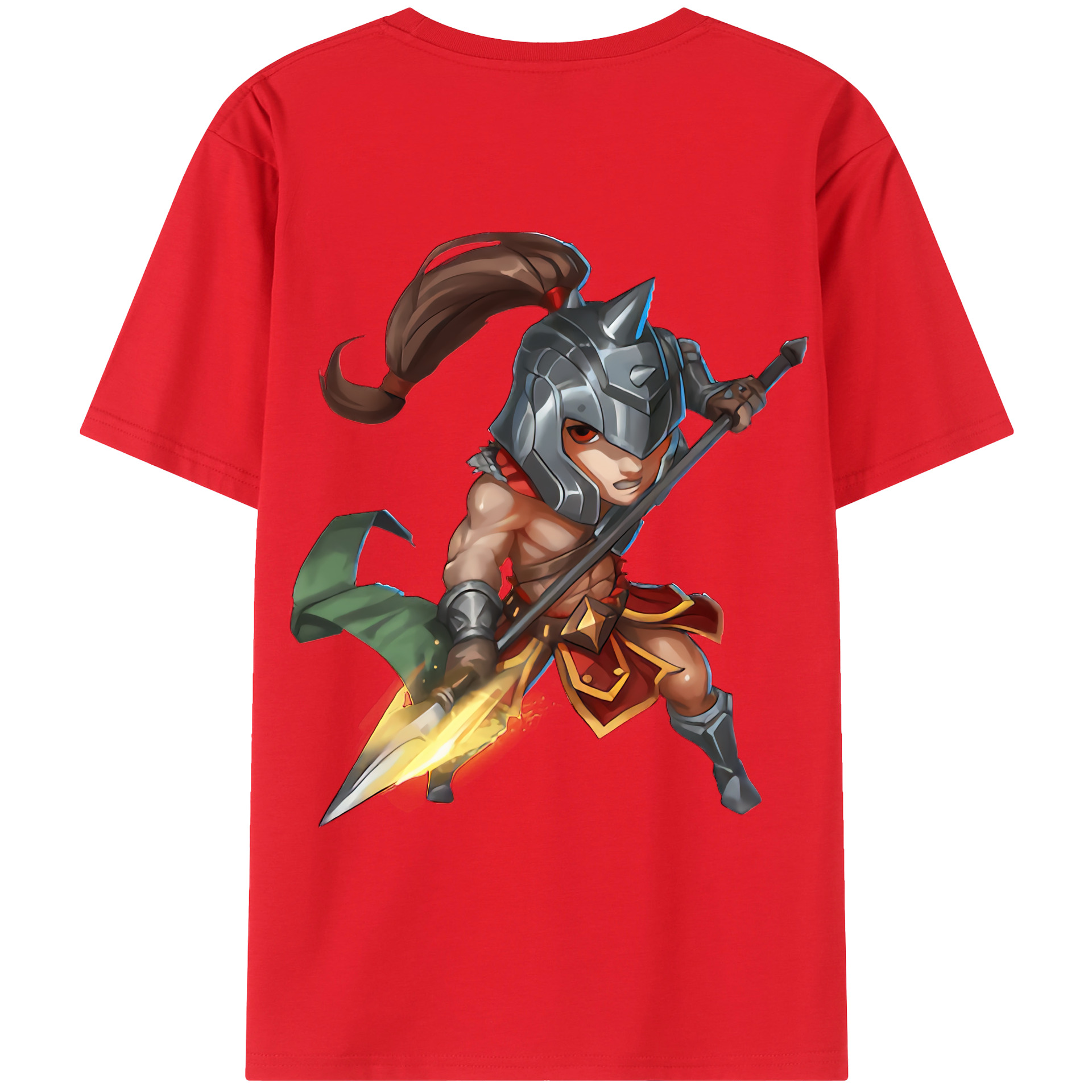 （画像用） リーグ・オブ・レジェンド League of Legends LOL 綿100％ メンズ半袖Tシャツ（バックプリント） 通気性