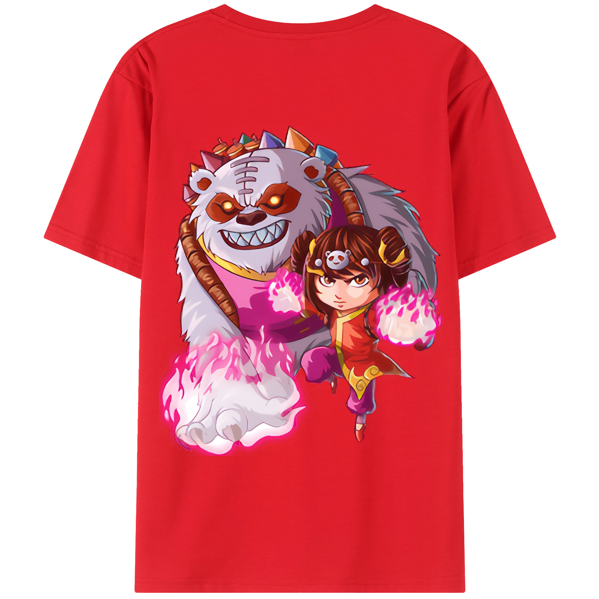 （画像用） リーグ・オブ・レジェンド League of Legends LOL 綿100％ メンズ半袖Tシャツ（バックプリント） 通気性