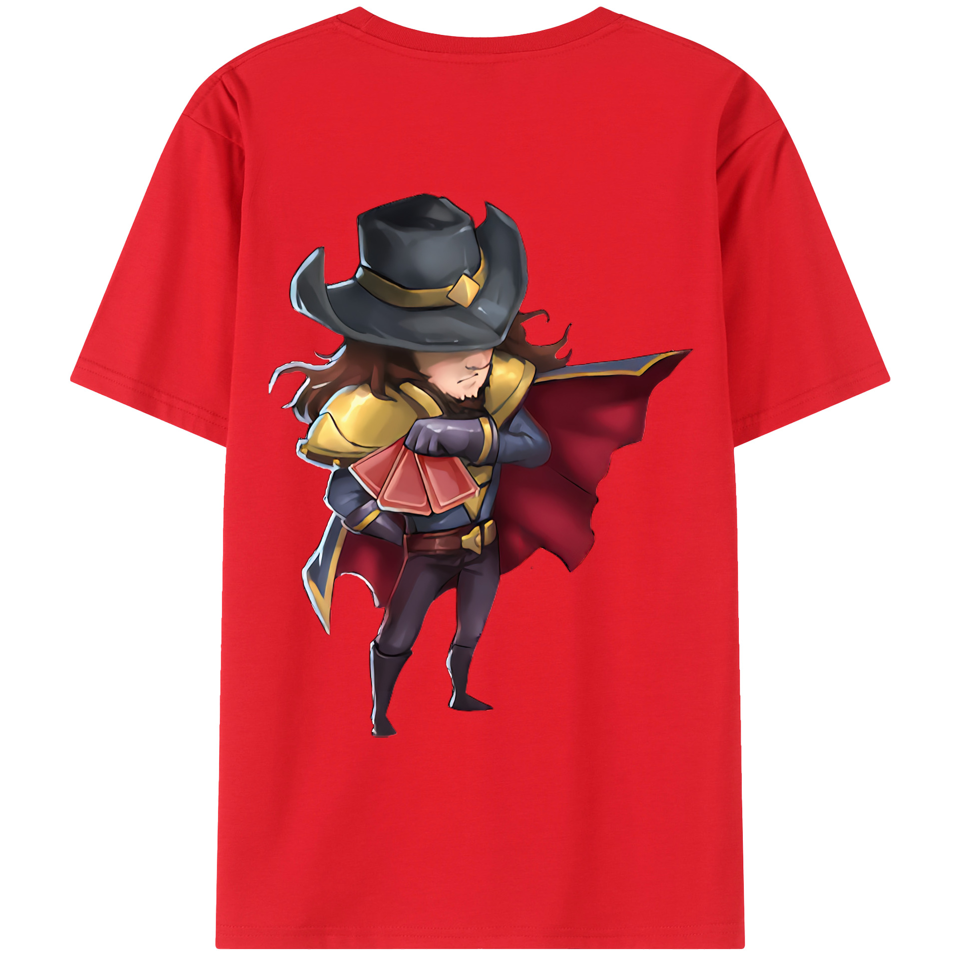 （画像用） リーグ・オブ・レジェンド League of Legends LOL 綿100％ メンズ半袖Tシャツ（バックプリント） 通気性