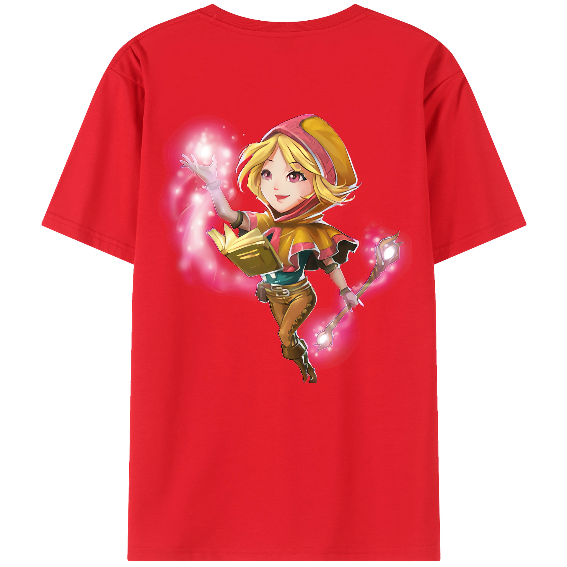 （画像用） リーグ・オブ・レジェンド League of Legends LOL 綿100％ メンズ半袖Tシャツ（バックプリント） 通気性
