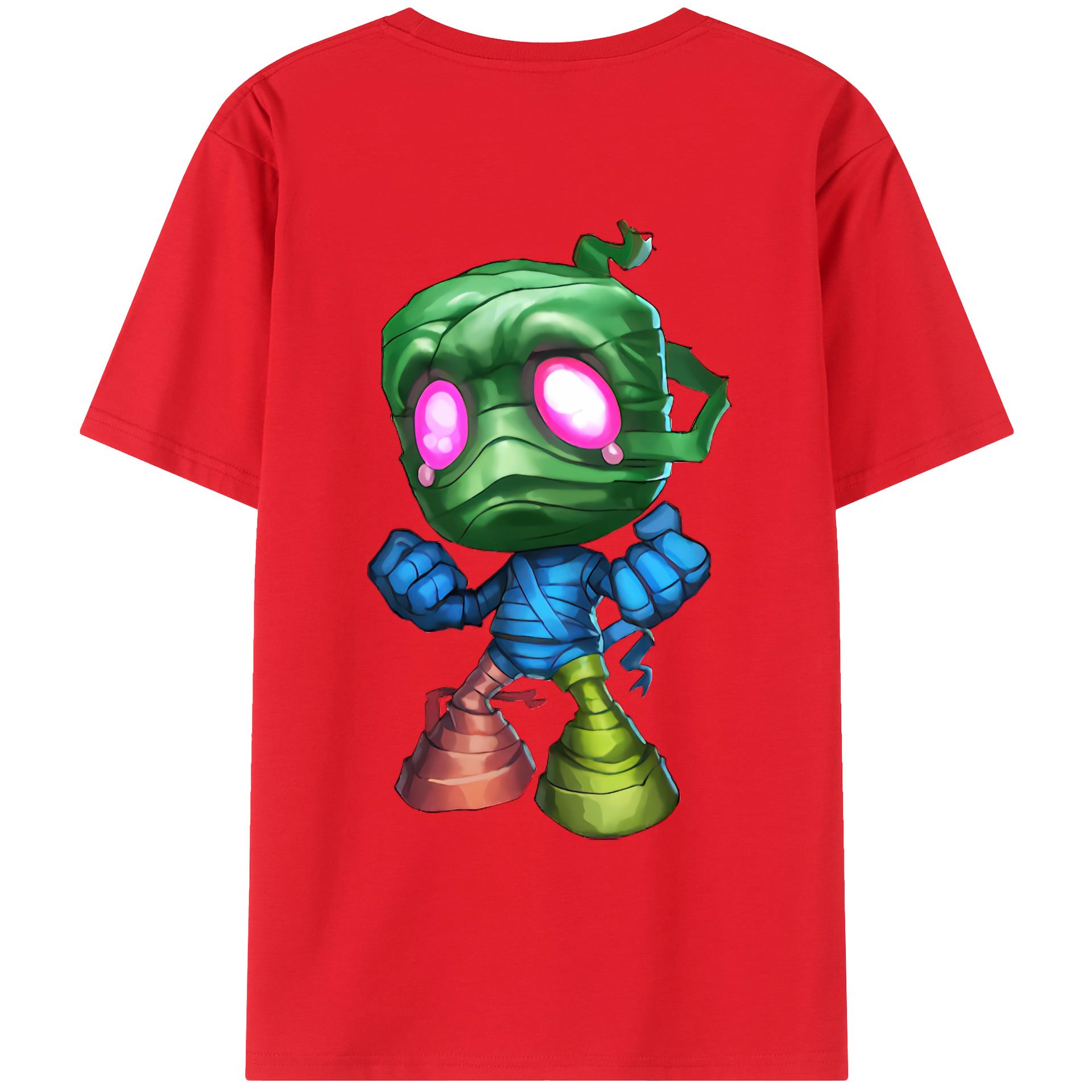 （画像用） リーグ・オブ・レジェンド League of Legends LOL 綿100％ メンズ半袖Tシャツ（バックプリント） 通気性