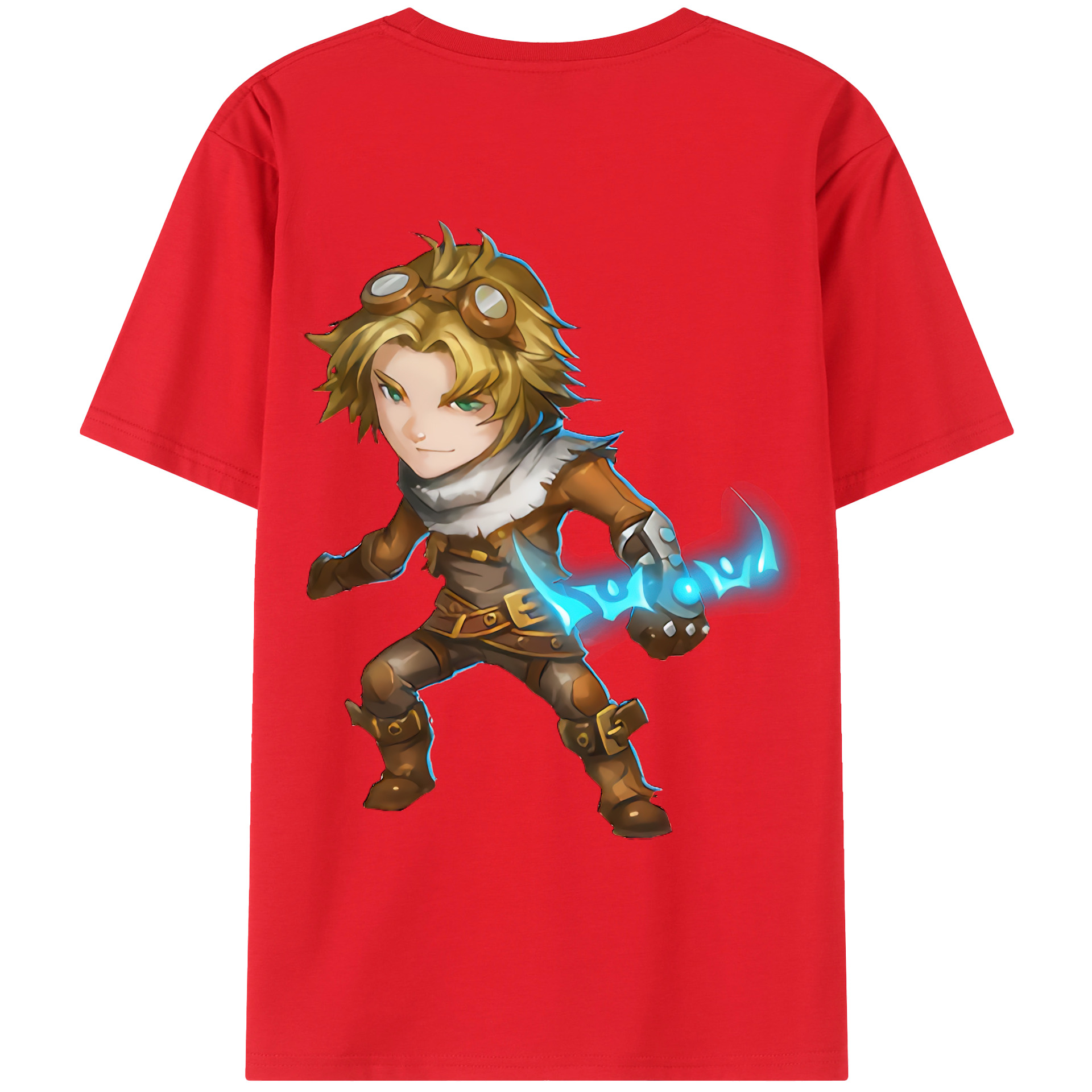 （画像用） リーグ・オブ・レジェンド League of Legends LOL 綿100％ メンズ半袖Tシャツ（バックプリント） 通気性