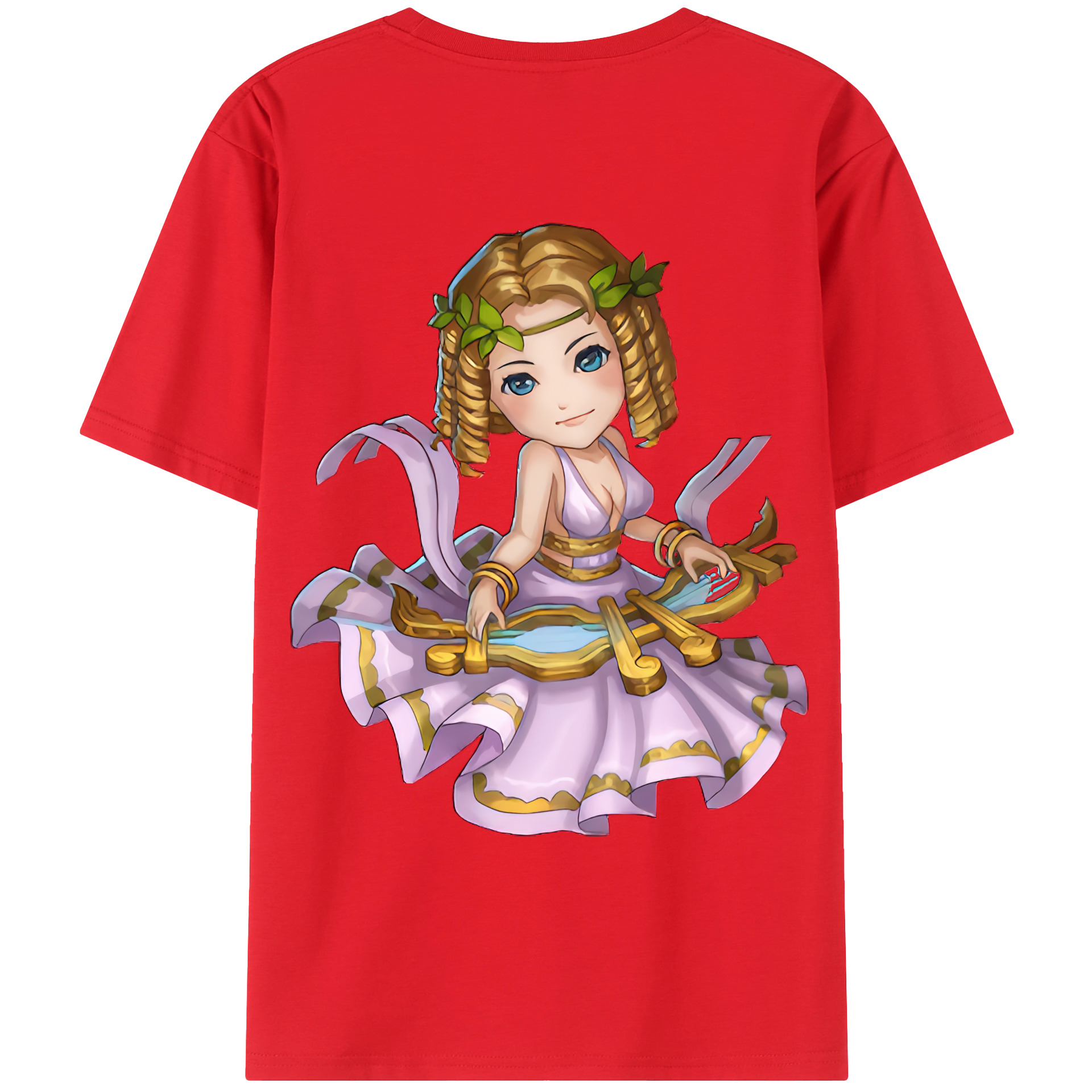 （画像用） リーグ・オブ・レジェンド League of Legends LOL 綿100％ メンズ半袖Tシャツ（バックプリント） 通気性