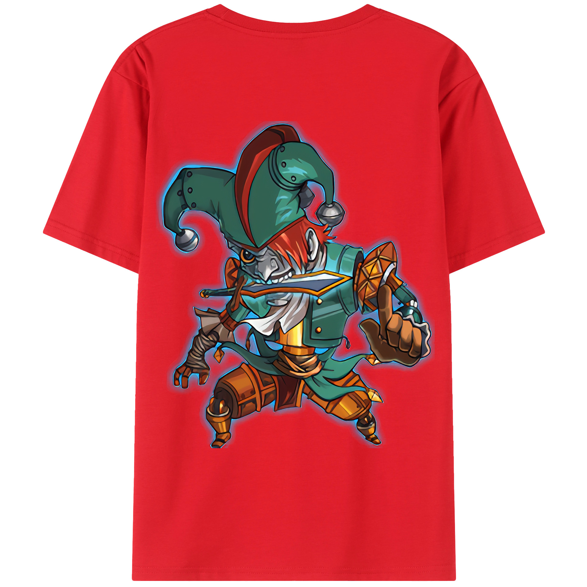 （画像用） リーグ・オブ・レジェンド League of Legends LOL 綿100％ メンズ半袖Tシャツ（バックプリント） 通気性