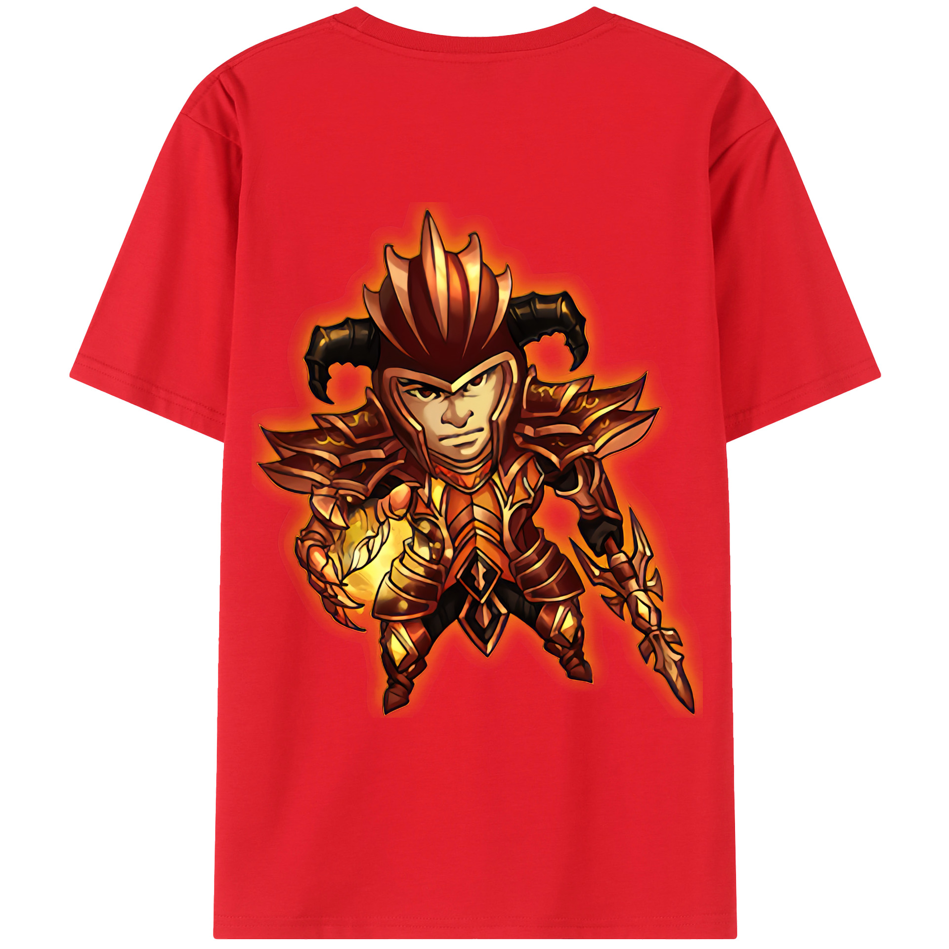 （画像用） リーグ・オブ・レジェンド League of Legends LOL 綿100％ メンズ半袖Tシャツ（バックプリント） 通気性