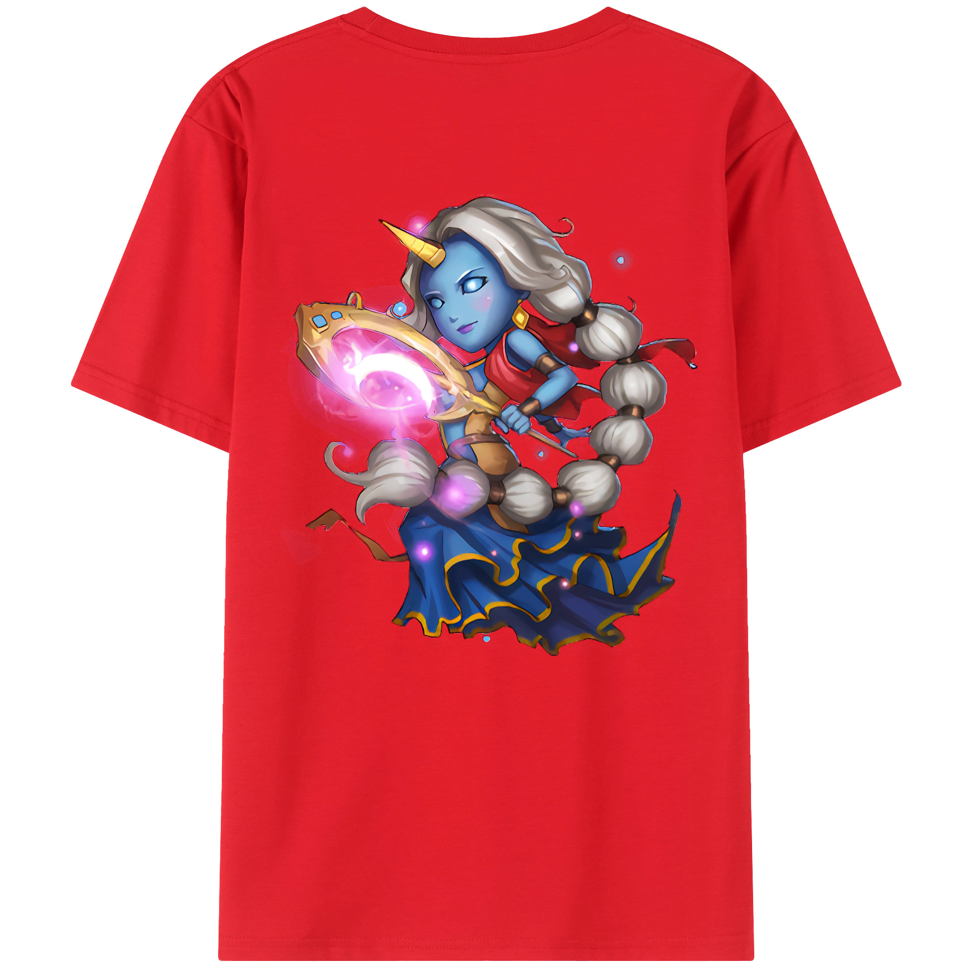 （画像用） リーグ・オブ・レジェンド League of Legends LOL 綿100％ メンズ半袖Tシャツ（バックプリント） 通気性
