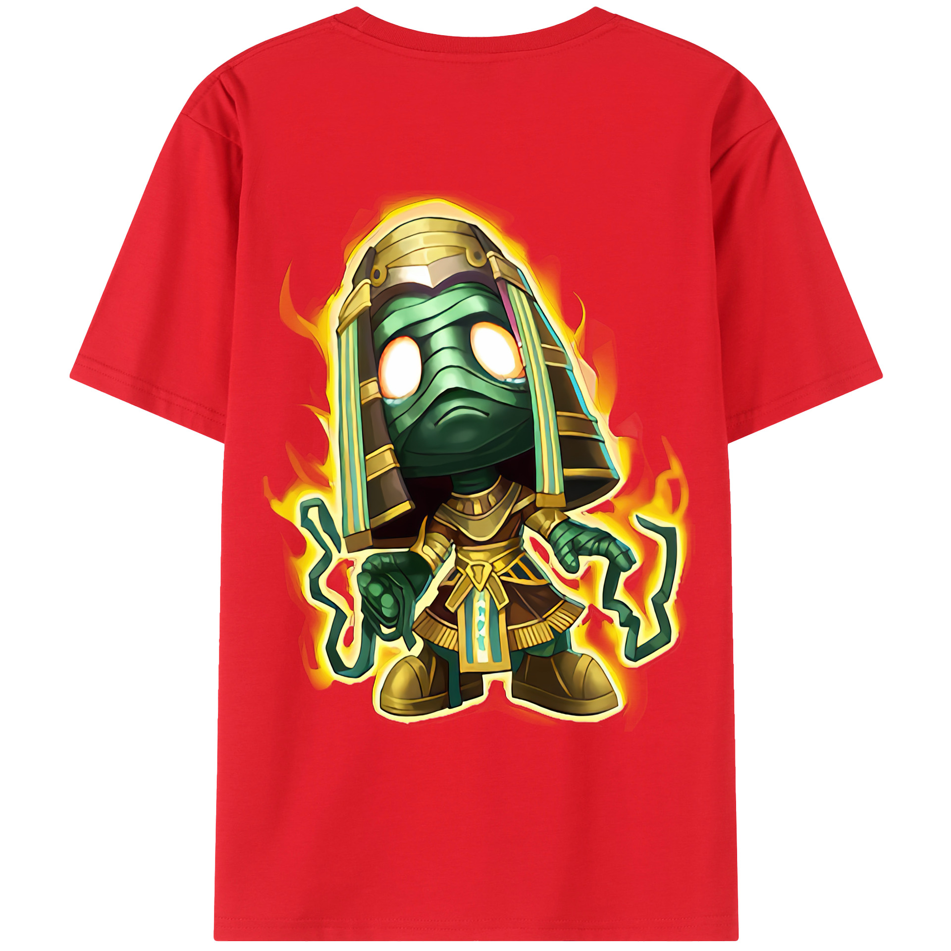 （画像用） リーグ・オブ・レジェンド League of Legends LOL 綿100％ メンズ半袖Tシャツ（バックプリント） 通気性