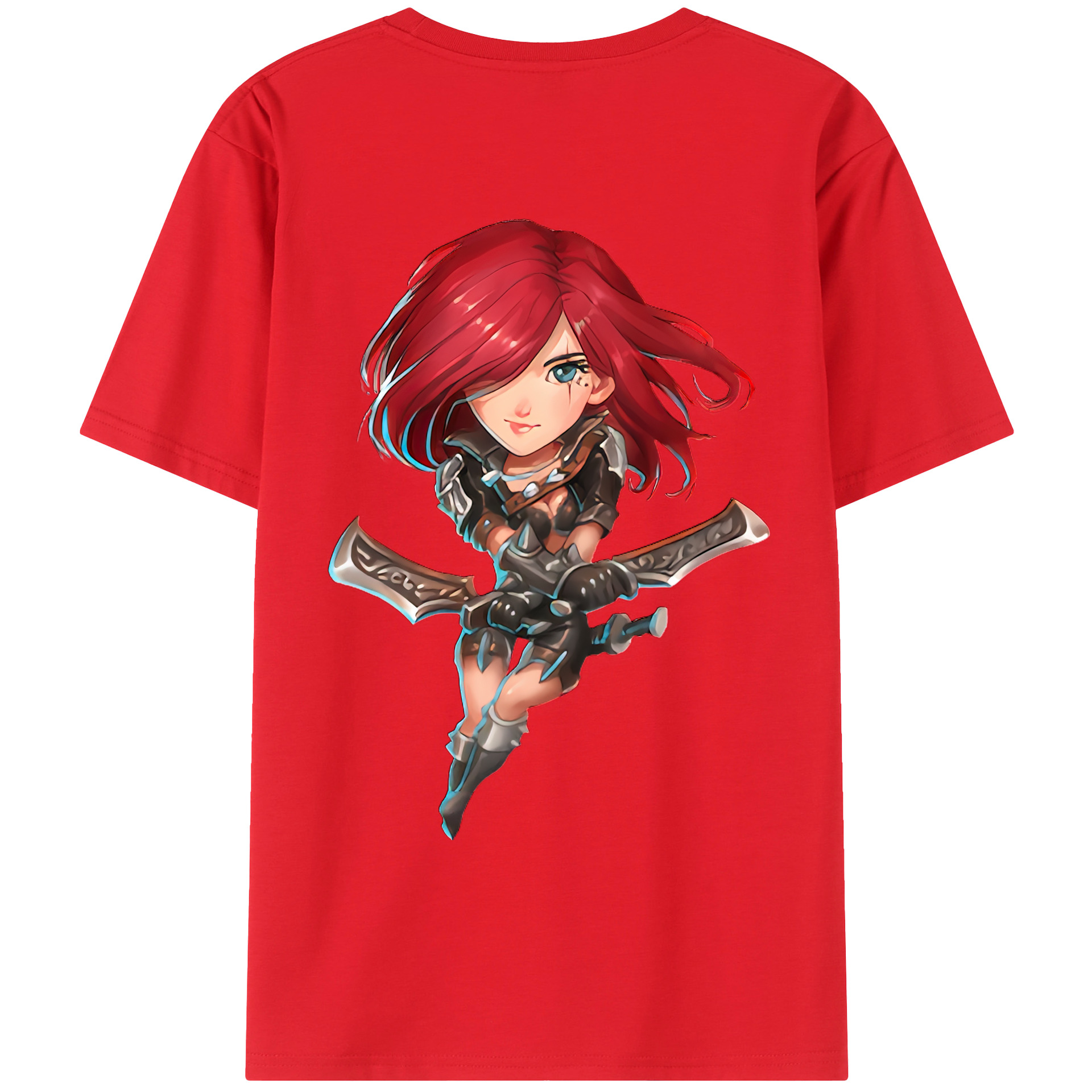 （画像用） リーグ・オブ・レジェンド League of Legends LOL 綿100％ メンズ半袖Tシャツ（バックプリント） 通気性