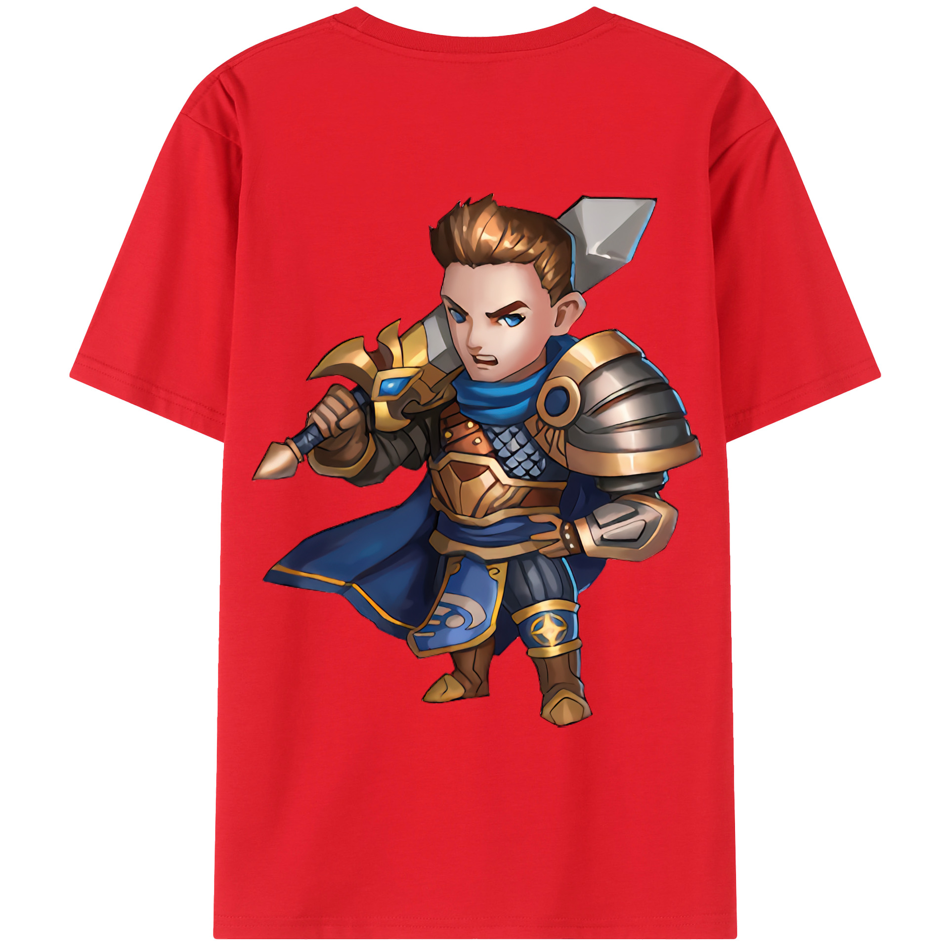 （画像用） リーグ・オブ・レジェンド League of Legends LOL 綿100％ メンズ半袖Tシャツ（バックプリント） 通気性