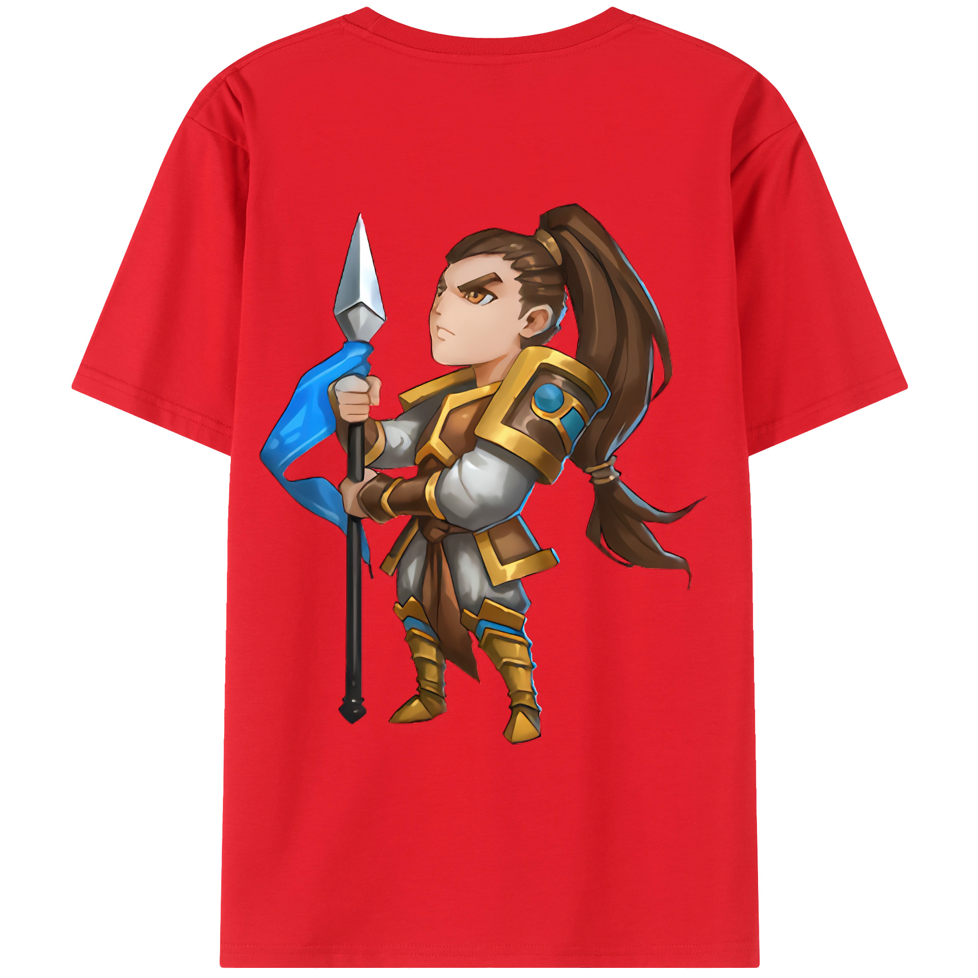 （画像用） リーグ・オブ・レジェンド League of Legends LOL 綿100％ メンズ半袖Tシャツ（バックプリント） 通気性