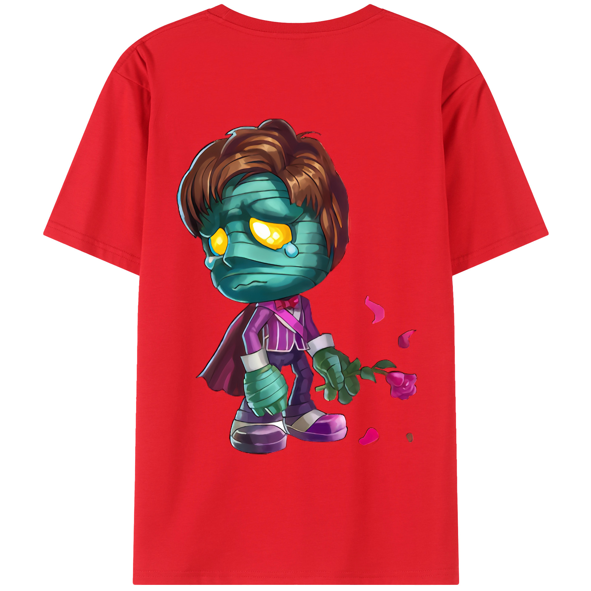 （画像用） リーグ・オブ・レジェンド League of Legends LOL 綿100％ メンズ半袖Tシャツ（バックプリント） 通気性