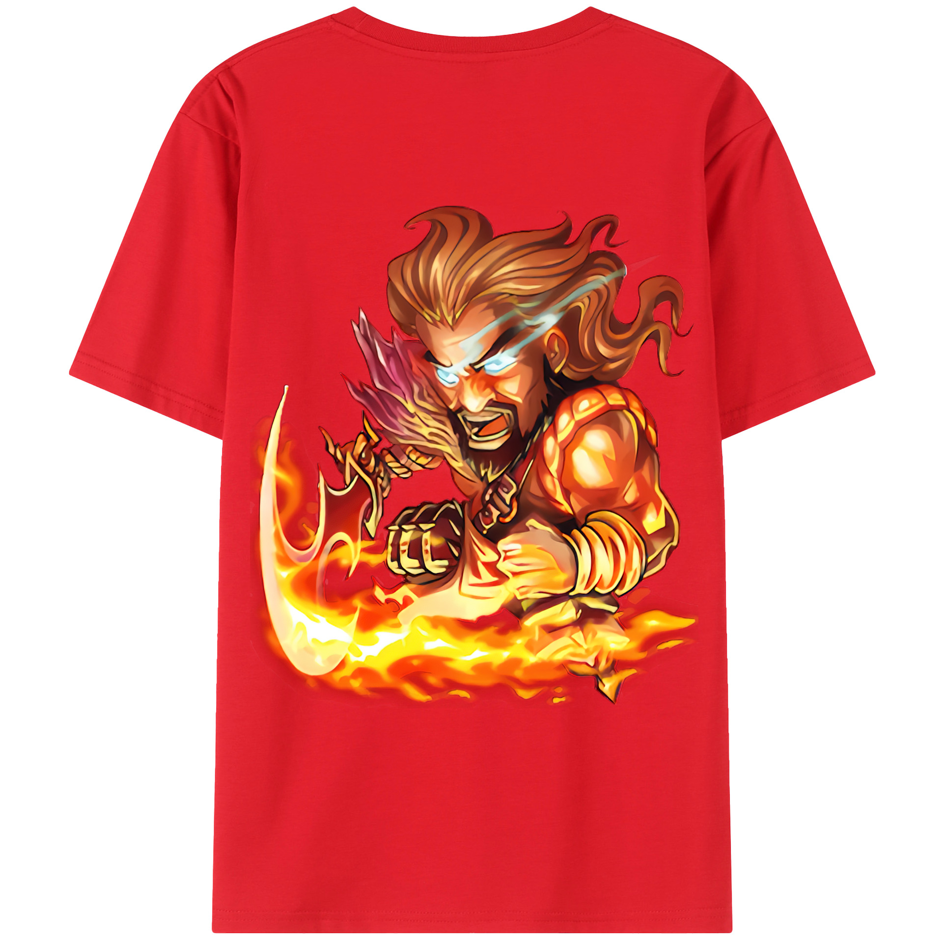 （画像用） リーグ・オブ・レジェンド League of Legends LOL 綿100％ メンズ半袖Tシャツ（バックプリント） 通気性