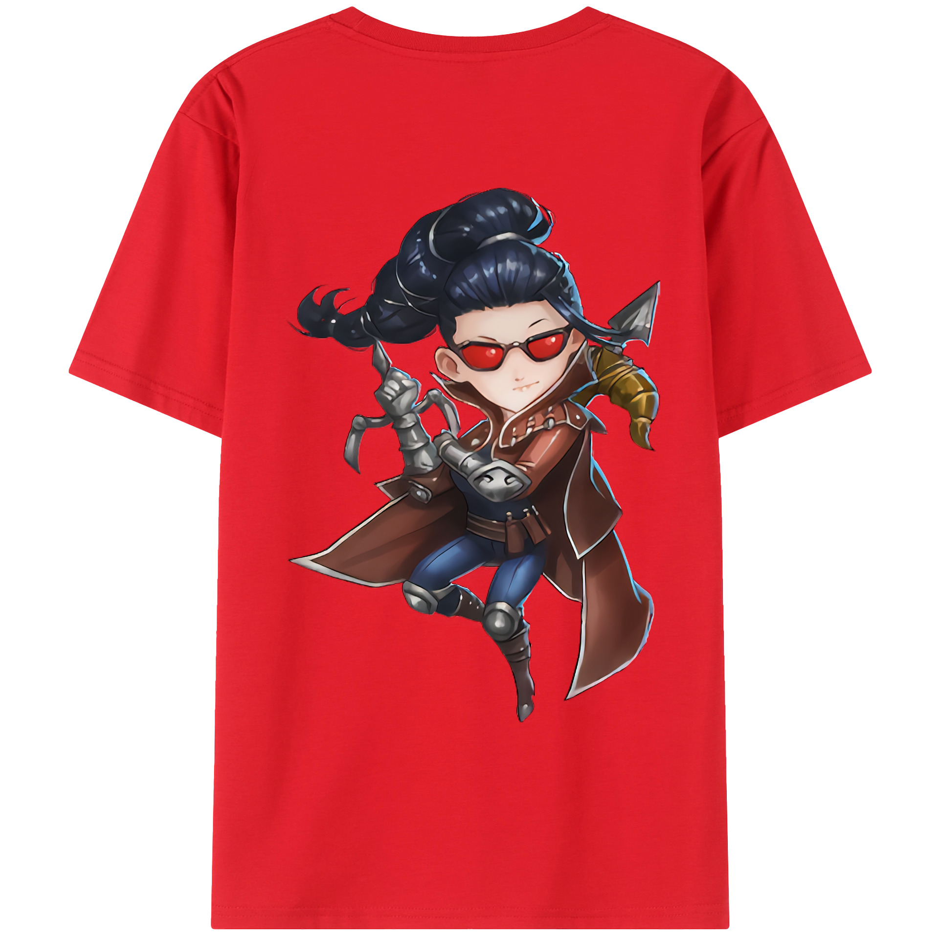 （画像用） リーグ・オブ・レジェンド League of Legends LOL 綿100％ メンズ半袖Tシャツ（バックプリント） 通気性