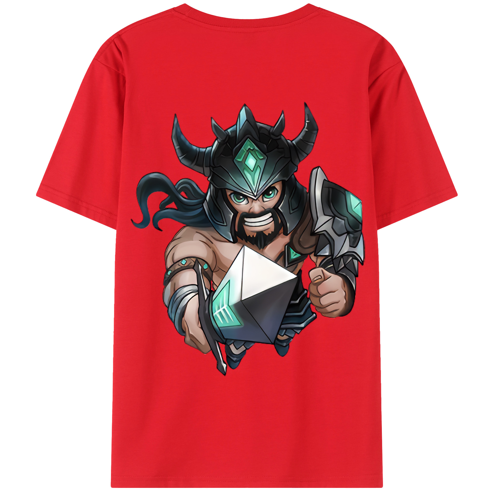 （画像用） リーグ・オブ・レジェンド League of Legends LOL 綿100％ メンズ半袖Tシャツ（バックプリント） 通気性