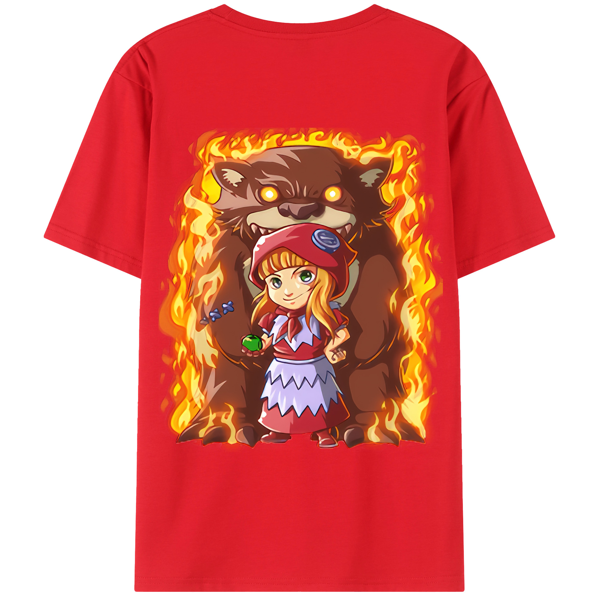 （画像用） リーグ・オブ・レジェンド League of Legends LOL 綿100％ メンズ半袖Tシャツ（バックプリント） 通気性