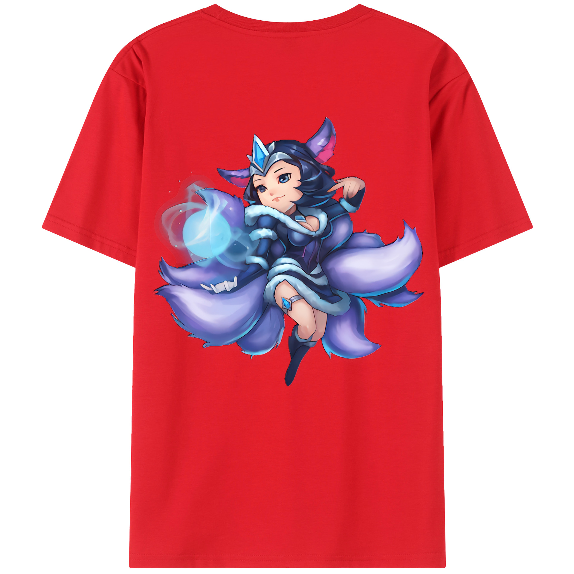 （画像用） リーグ・オブ・レジェンド League of Legends LOL 綿100％ メンズ半袖Tシャツ（バックプリント） 通気性