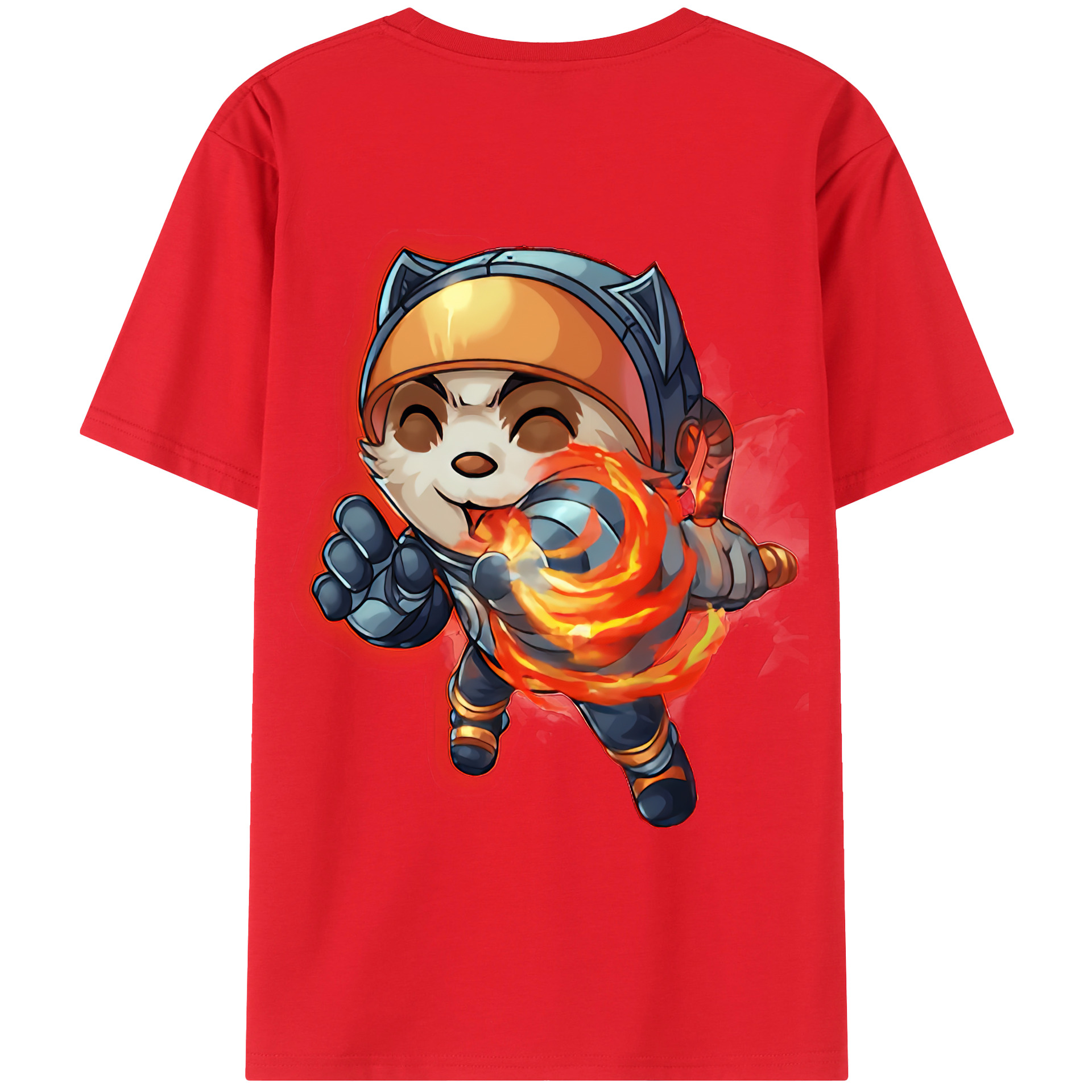 （画像用） リーグ・オブ・レジェンド League of Legends LOL 綿100％ メンズ半袖Tシャツ（バックプリント） 通気性