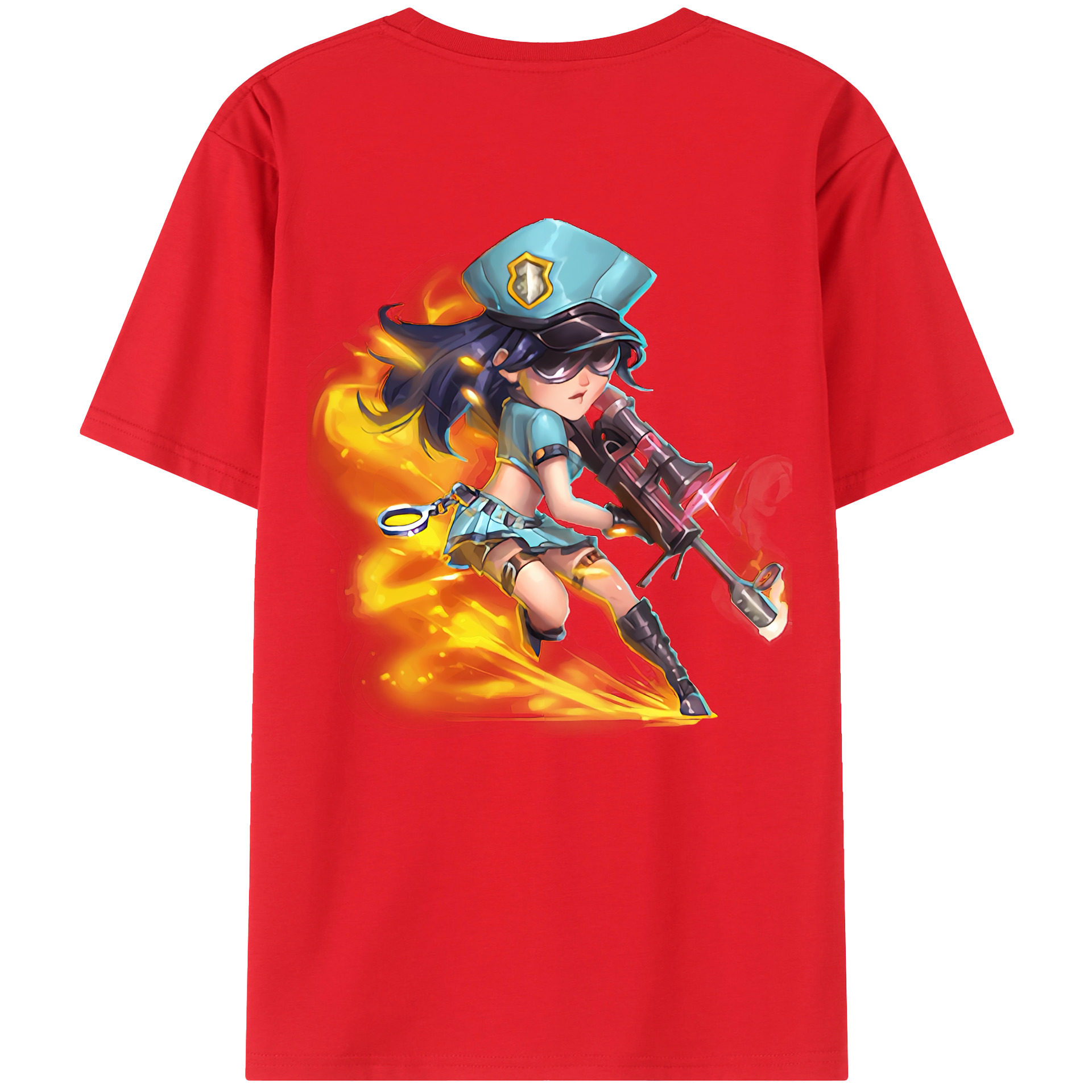 （画像用） リーグ・オブ・レジェンド League of Legends LOL 綿100％ メンズ半袖Tシャツ（バックプリント） 通気性