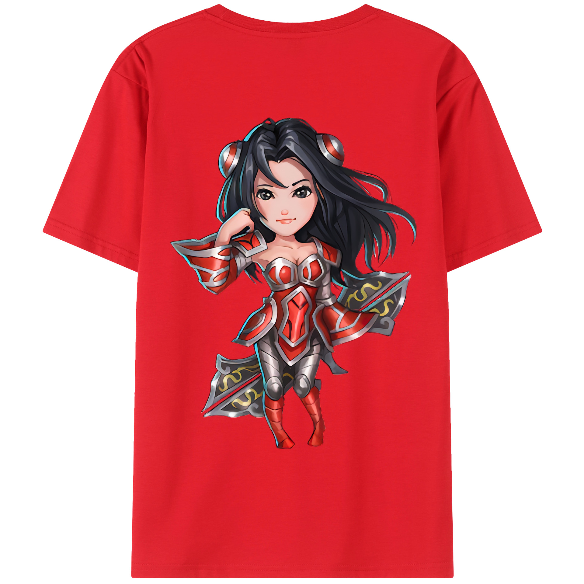 （画像用） リーグ・オブ・レジェンド League of Legends LOL 綿100％ メンズ半袖Tシャツ（バックプリント） 通気性