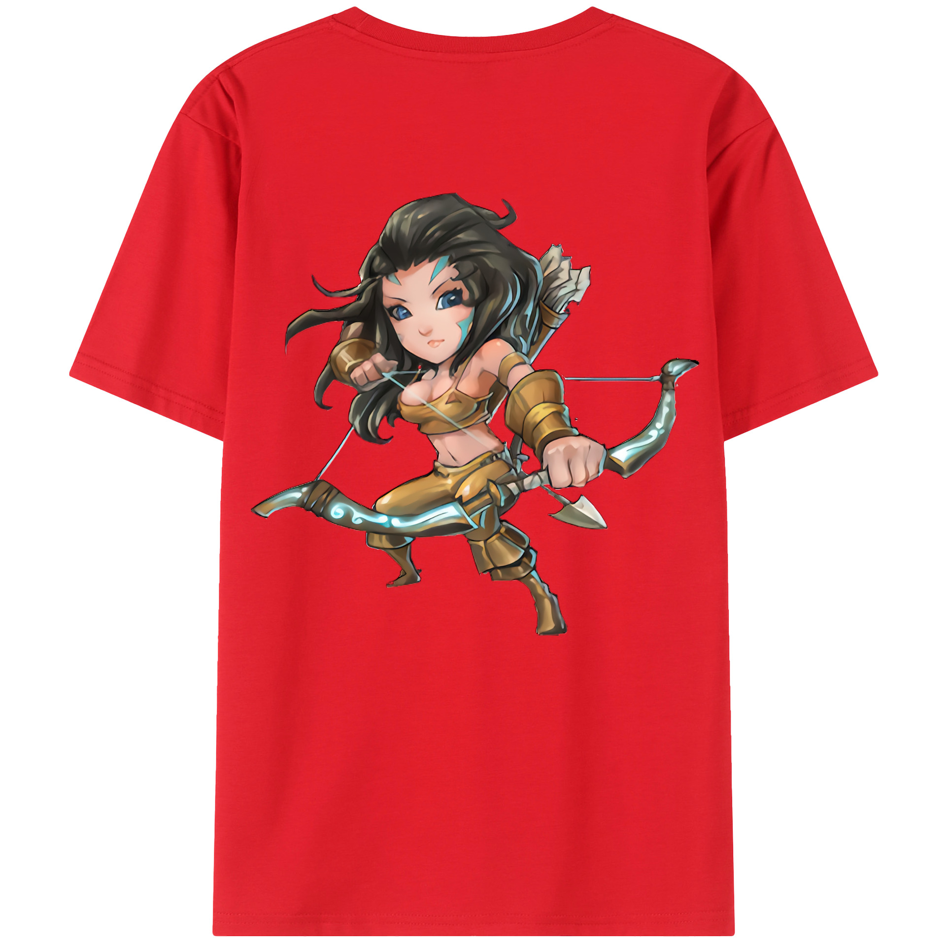 （画像用） リーグ・オブ・レジェンド League of Legends LOL 綿100％ メンズ半袖Tシャツ（バックプリント） 通気性