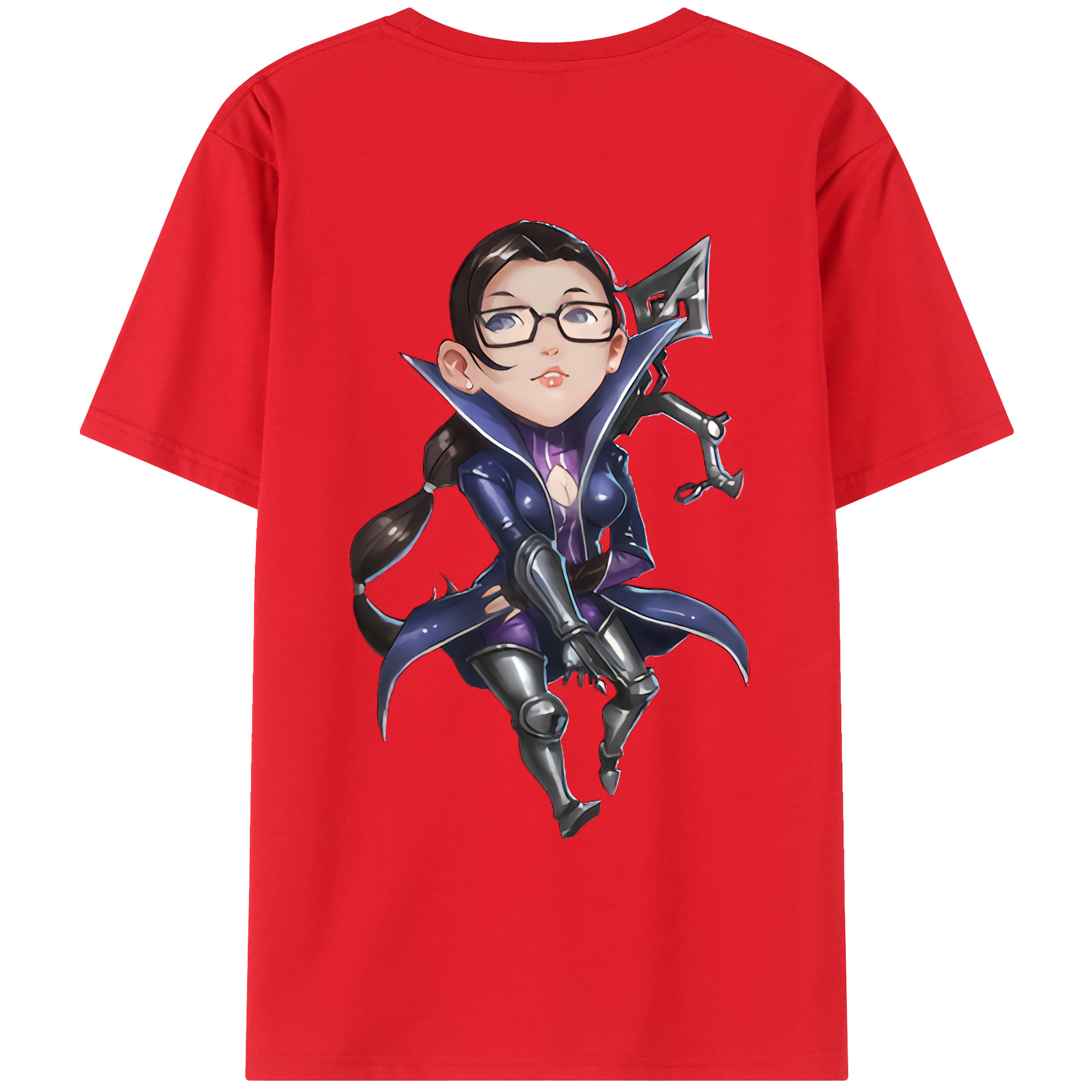 （画像用） リーグ・オブ・レジェンド League of Legends LOL 綿100％ メンズ半袖Tシャツ（バックプリント） 通気性