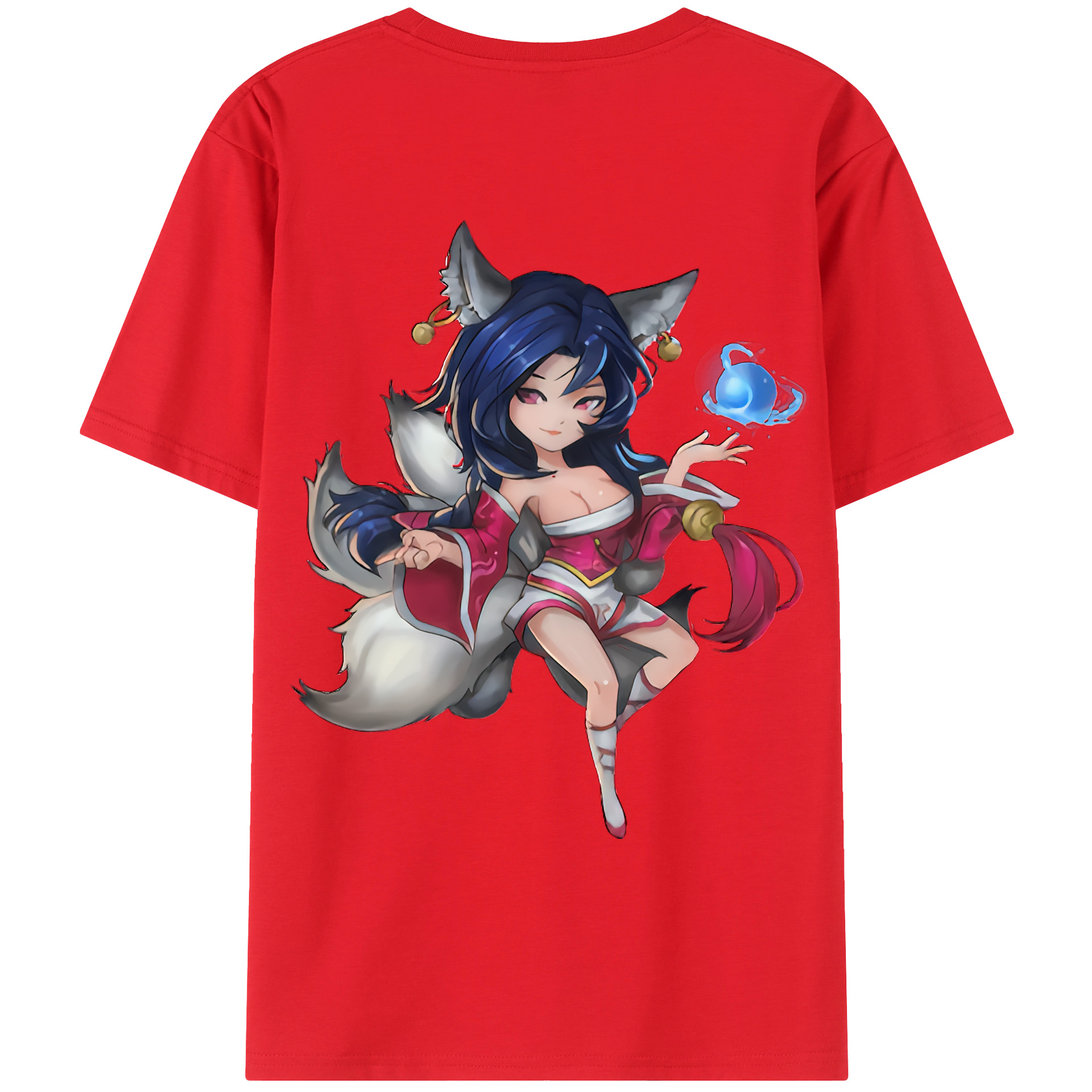 （画像用） リーグ・オブ・レジェンド League of Legends LOL 綿100％ メンズ半袖Tシャツ（バックプリント） 通気性