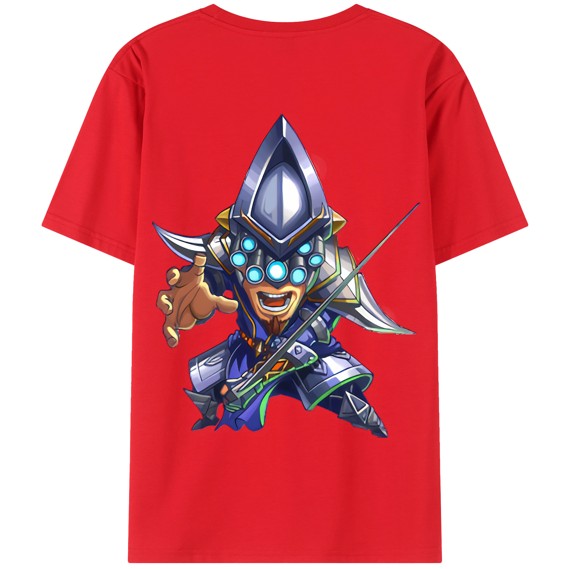 （画像用） リーグ・オブ・レジェンド League of Legends LOL 綿100％ メンズ半袖Tシャツ（バックプリント） 通気性
