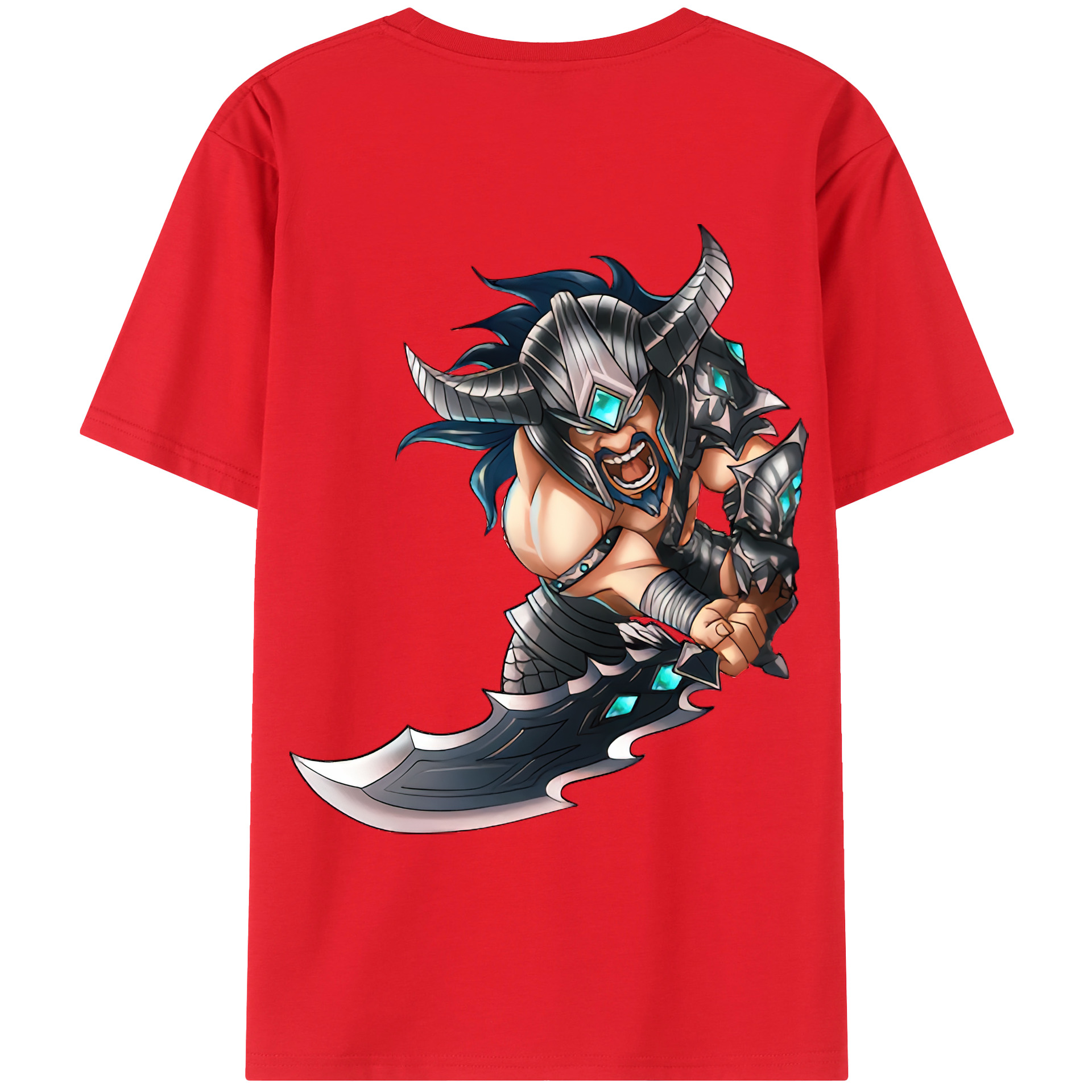 （画像用） リーグ・オブ・レジェンド League of Legends LOL 綿100％ メンズ半袖Tシャツ（バックプリント） 通気性