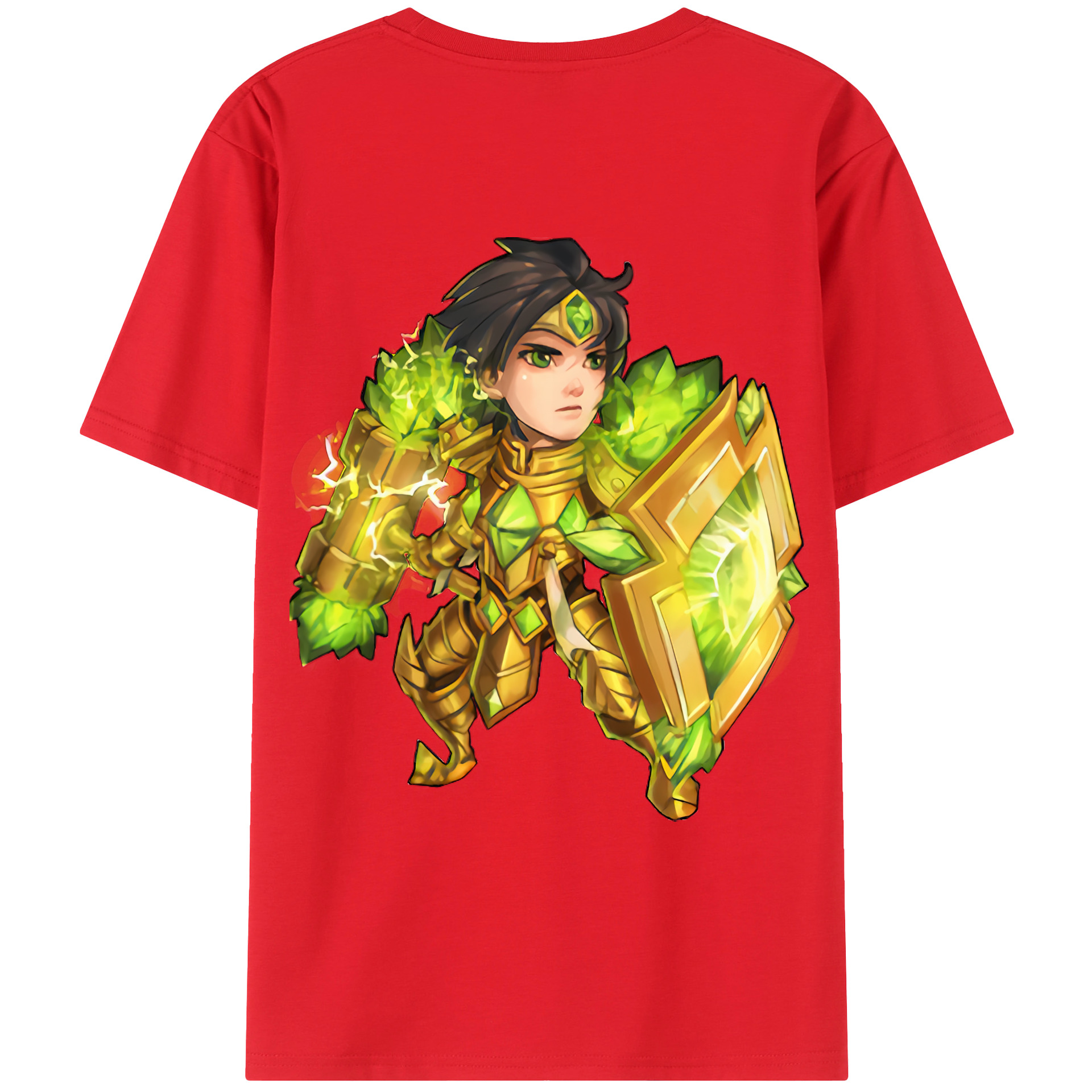 （画像用） リーグ・オブ・レジェンド League of Legends LOL 綿100％ メンズ半袖Tシャツ（バックプリント） 通気性