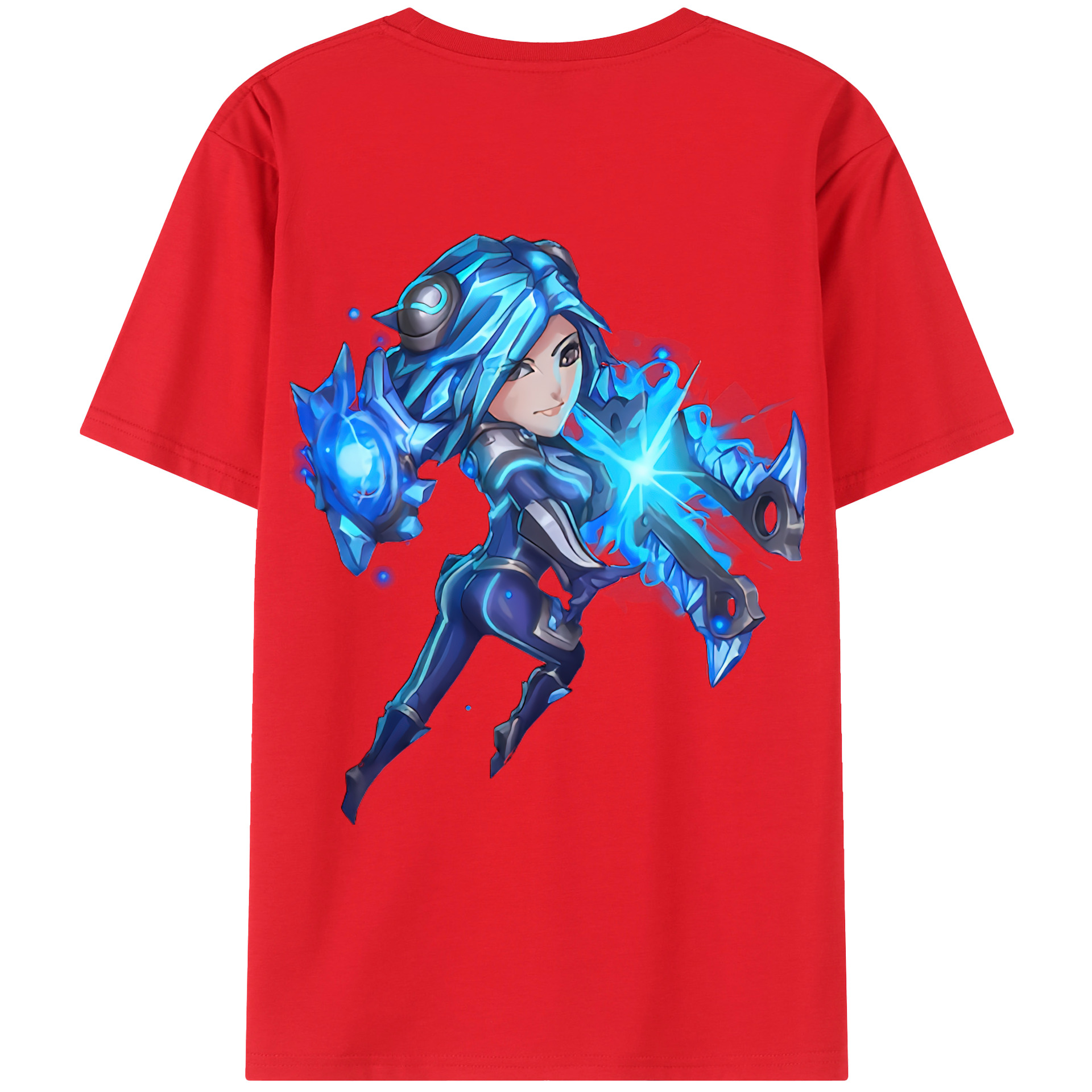（画像用） リーグ・オブ・レジェンド League of Legends LOL 綿100％ メンズ半袖Tシャツ（バックプリント） 通気性