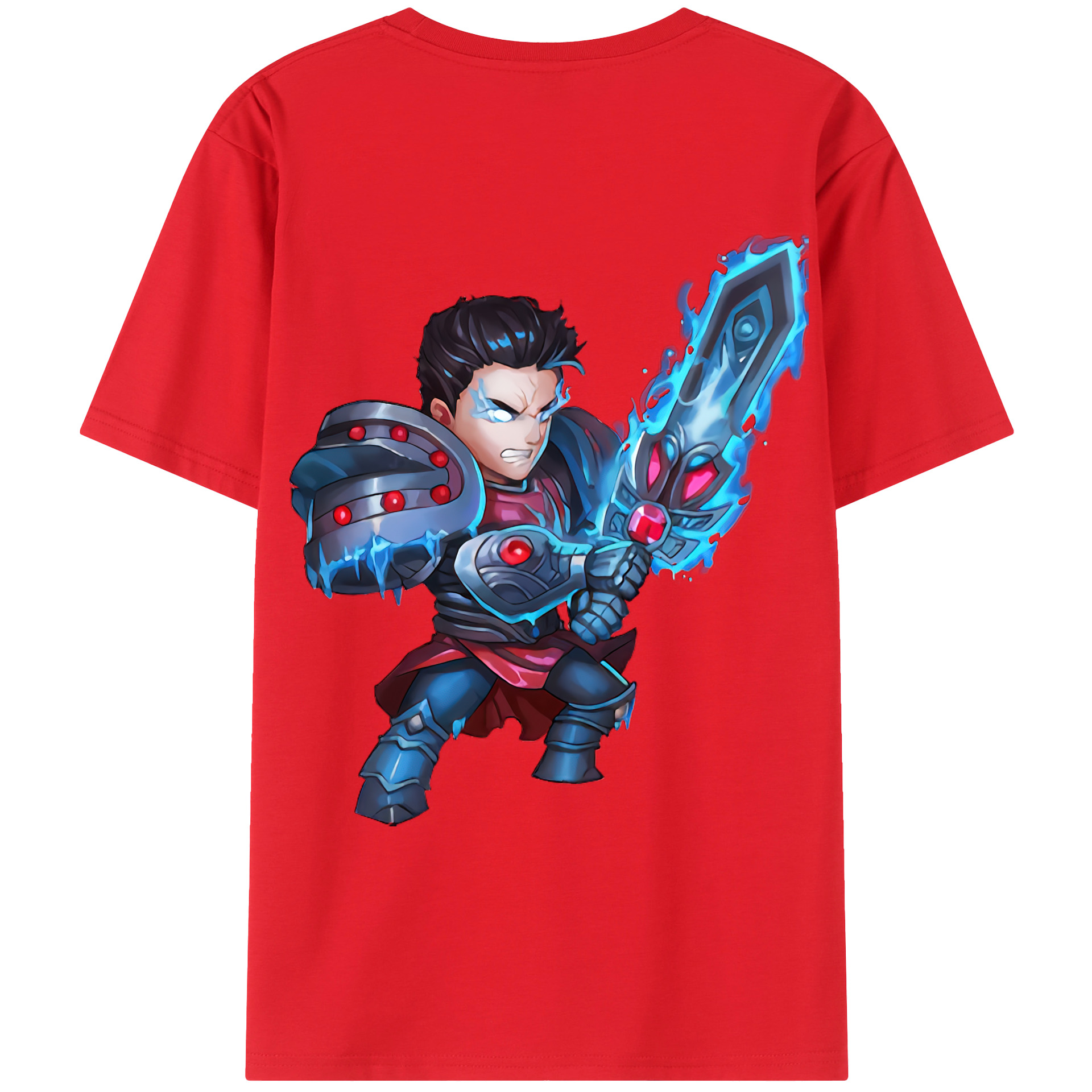 （画像用） リーグ・オブ・レジェンド League of Legends LOL 綿100％ メンズ半袖Tシャツ（バックプリント） 通気性