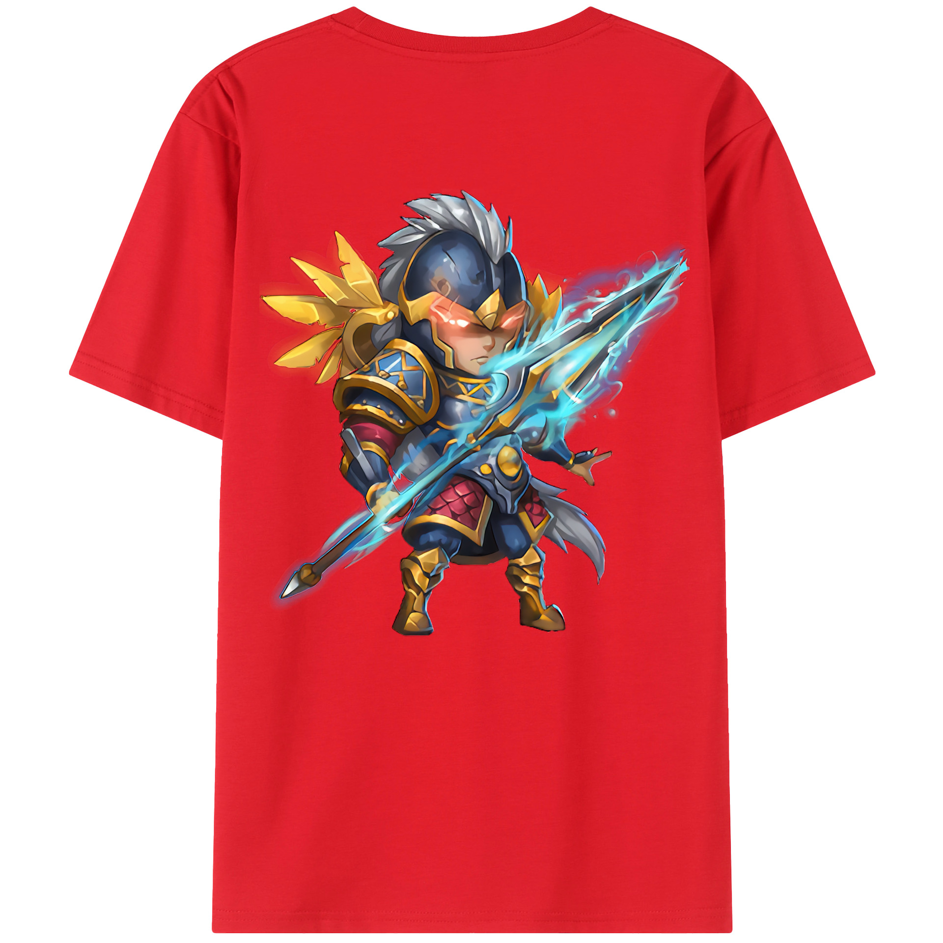 （画像用） リーグ・オブ・レジェンド League of Legends LOL 綿100％ メンズ半袖Tシャツ（バックプリント） 通気性