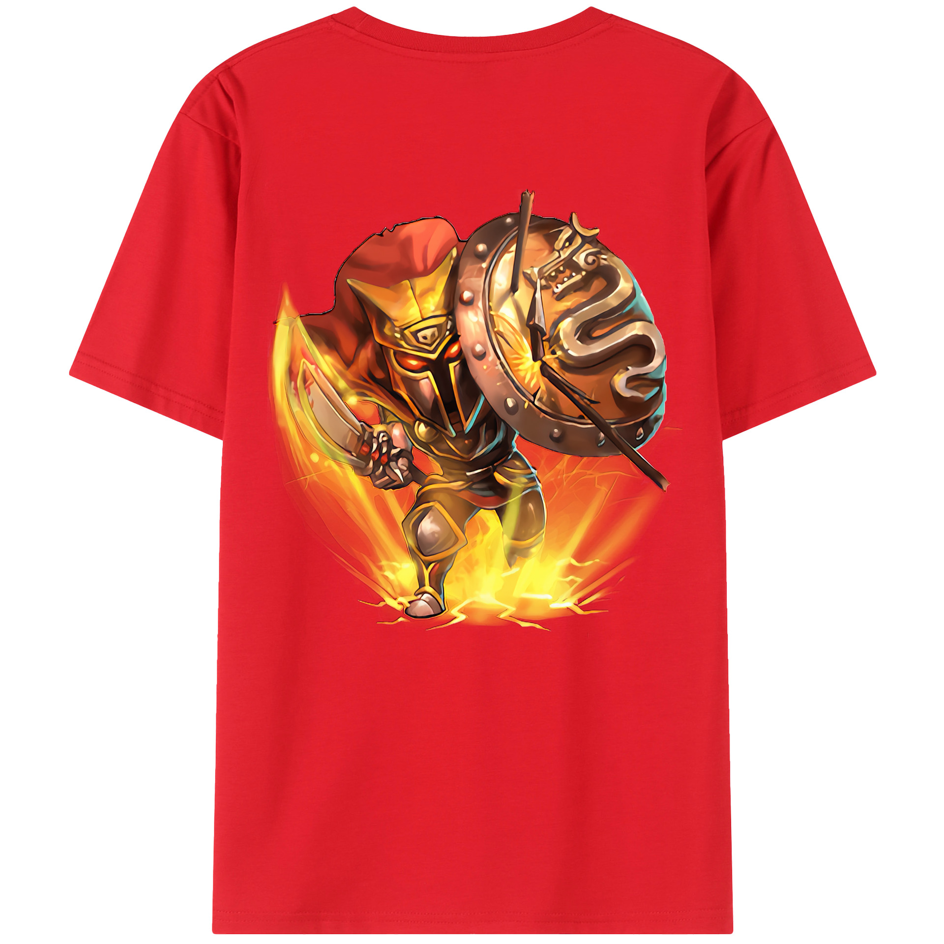 （画像用） リーグ・オブ・レジェンド League of Legends LOL 綿100％ メンズ半袖Tシャツ（バックプリント） 通気性